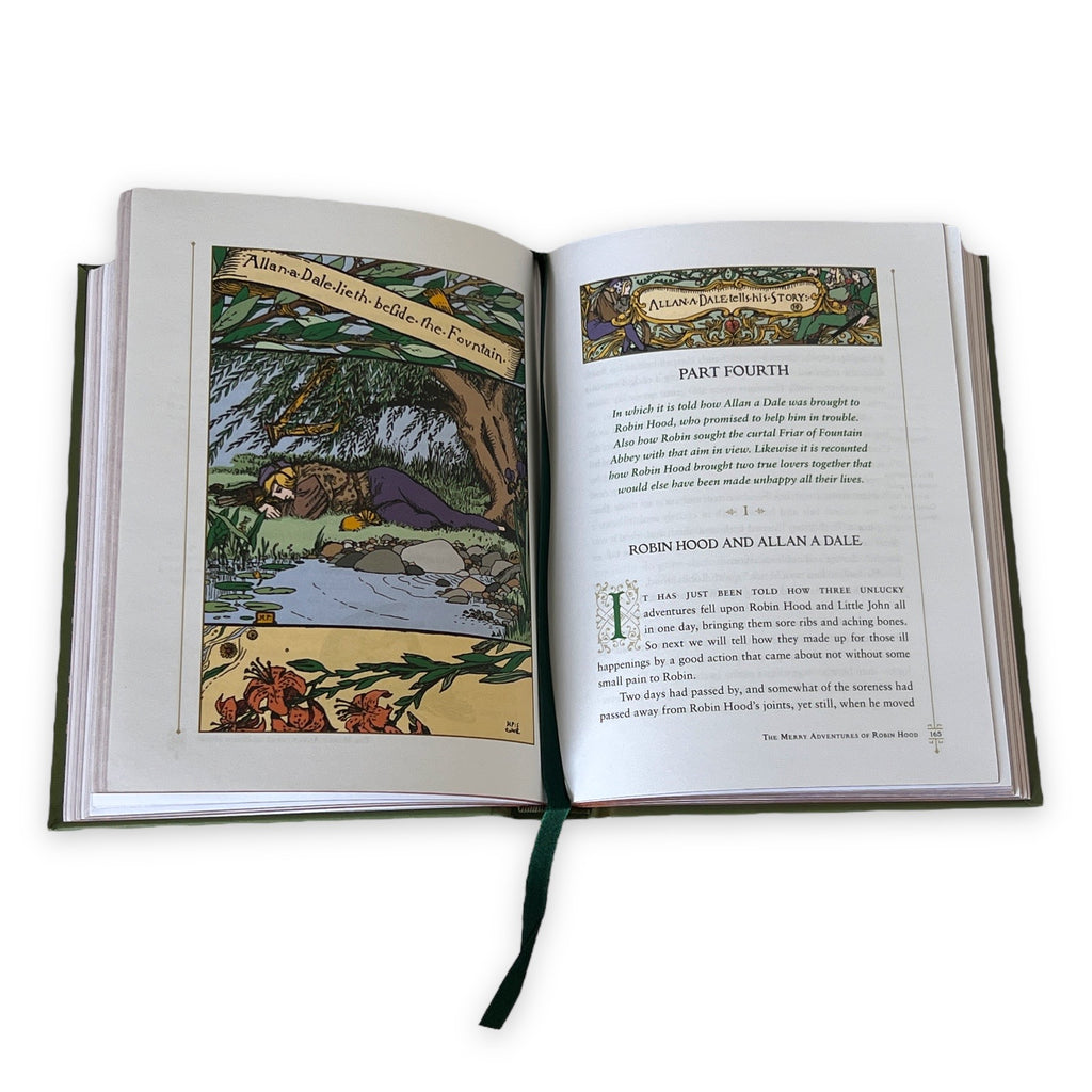The Merry Adventures of Robin Hood by Howard Pyle - Collectible Leather Bound Hardcover