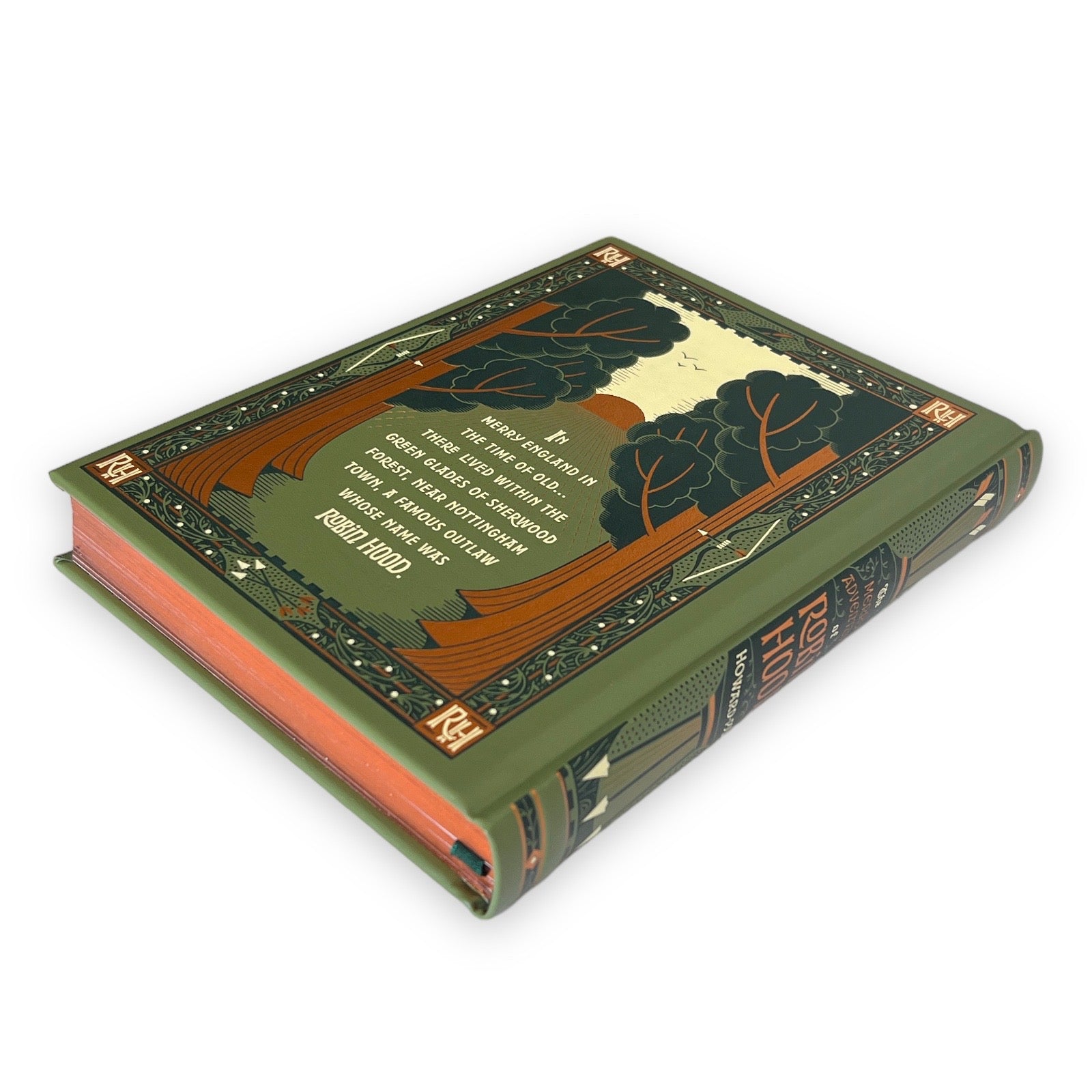 The Merry Adventures of Robin Hood by Howard Pyle - Collectible Leather Bound Hardcover
