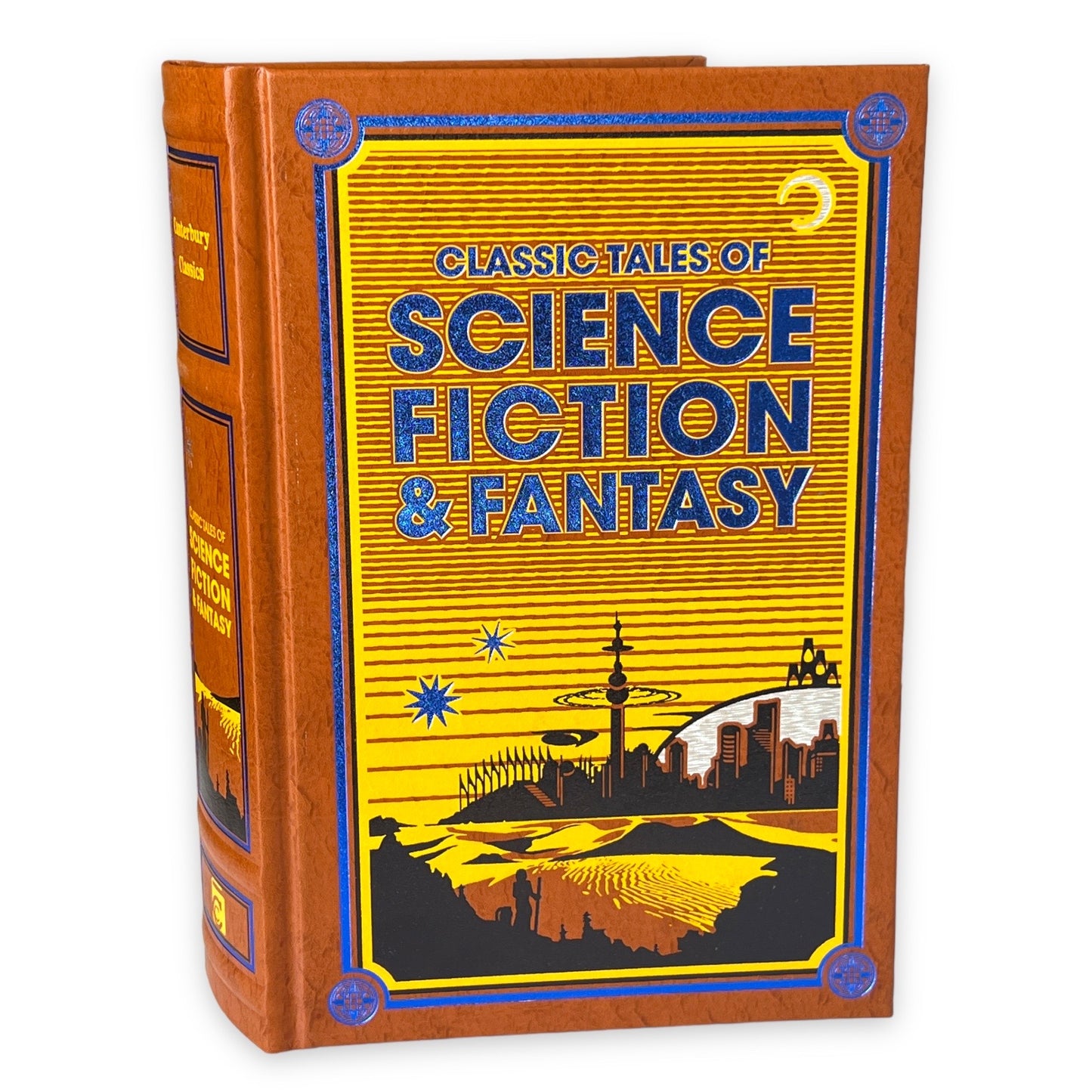 CLASSIC SCIENCE FICTION & Fantasy: Jules Verne, H.G Wells + 8 more - Collectible Deluxe Special Gift Edition - Leather Bound Hardcover Book