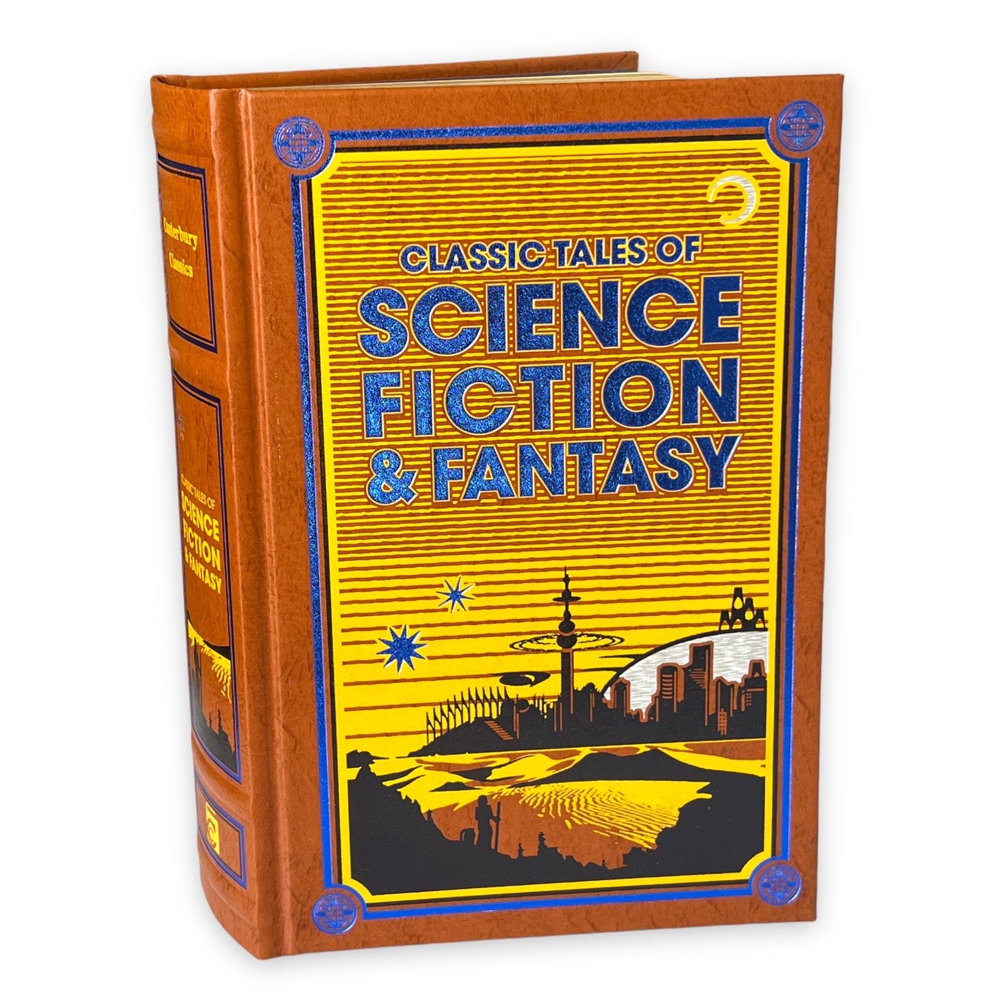 CLASSIC SCIENCE FICTION & Fantasy: Jules Verne, H.G Wells + 8 more - Collectible Deluxe Special Gift Edition - Leather Bound Hardcover Book