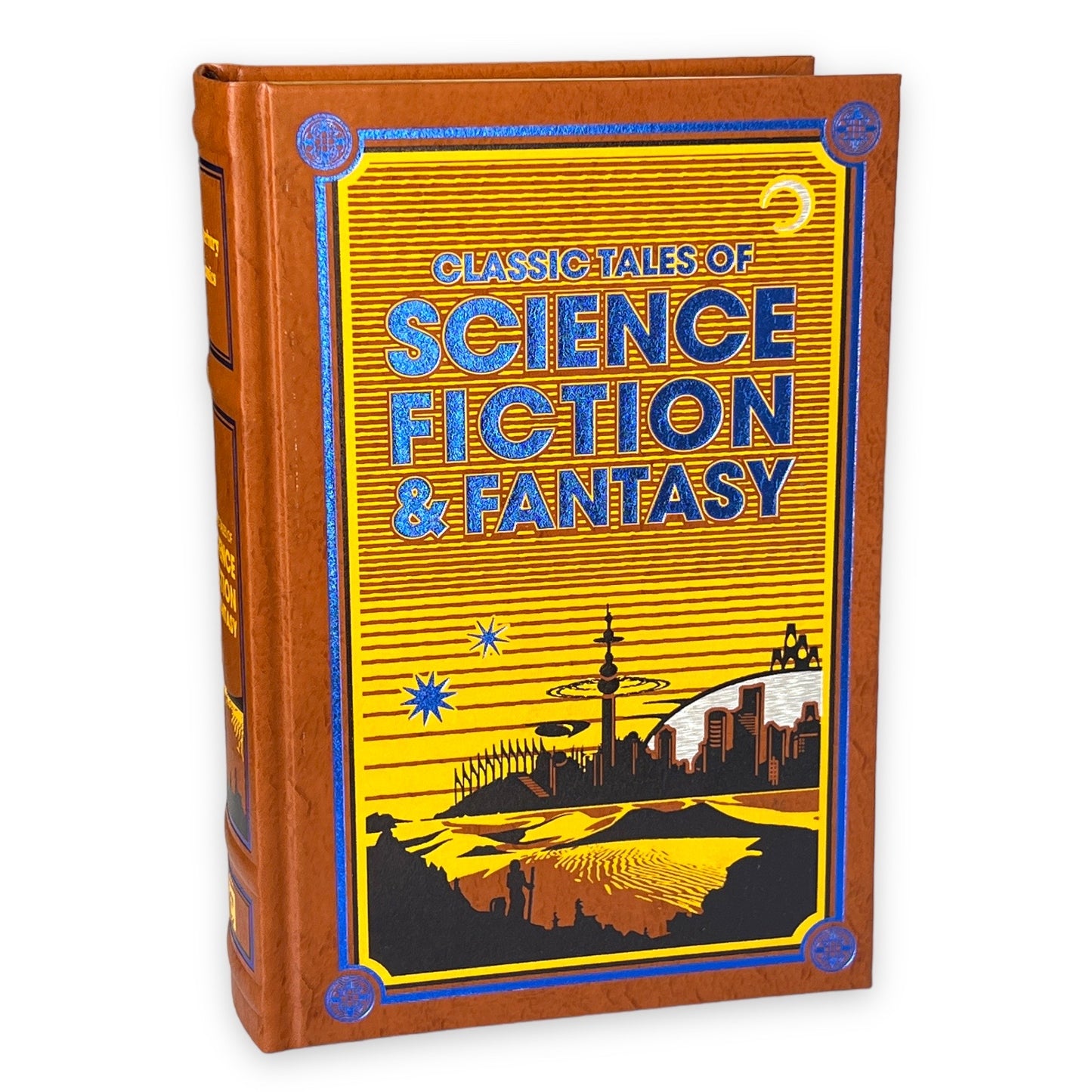 CLASSIC SCIENCE FICTION & Fantasy: Jules Verne, H.G Wells + 8 more - Collectible Deluxe Special Gift Edition - Leather Bound Hardcover Book