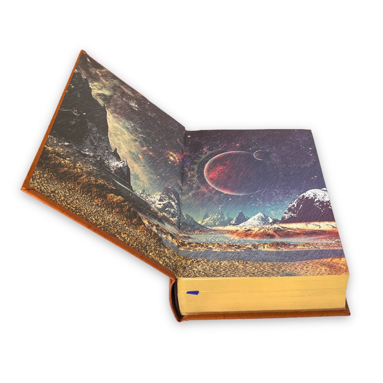 Classic Tales of Science Fiction & Fantasy: Jules Verne, H.G Wells + 8 more - Collectible Leather Bound Hardcover