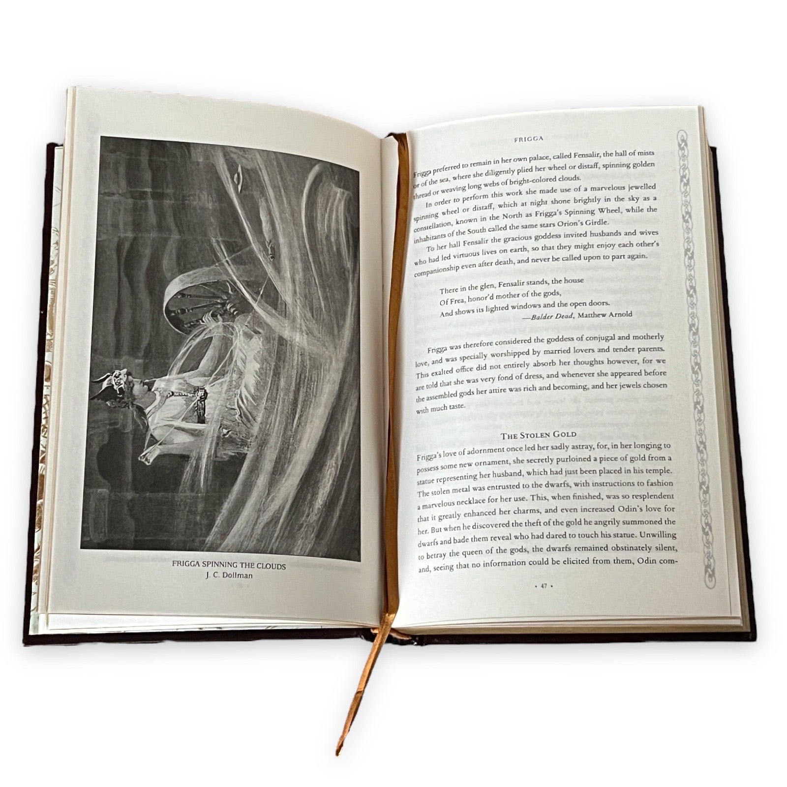 Tales of Norse Mythology by Helen Guerber - Collectible Leather Bound Hardcover