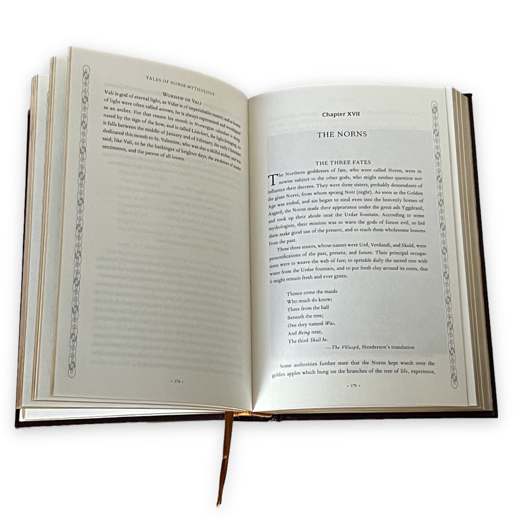 Tales of Norse Mythology by Helen Guerber - Collectible Leather Bound Hardcover