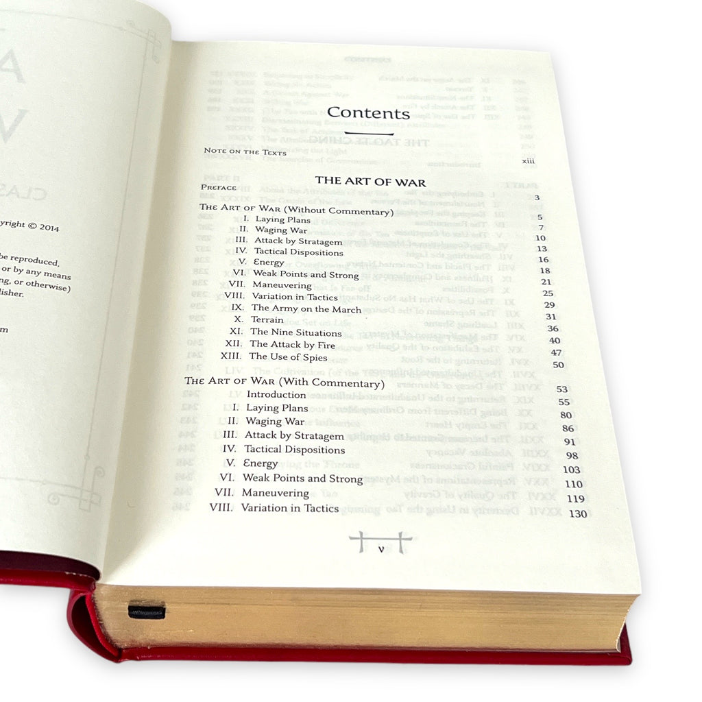The Art of War Sun Tzu TAO Te Ching Lao Tzu & More - Collectible Leather Bound Hardcover