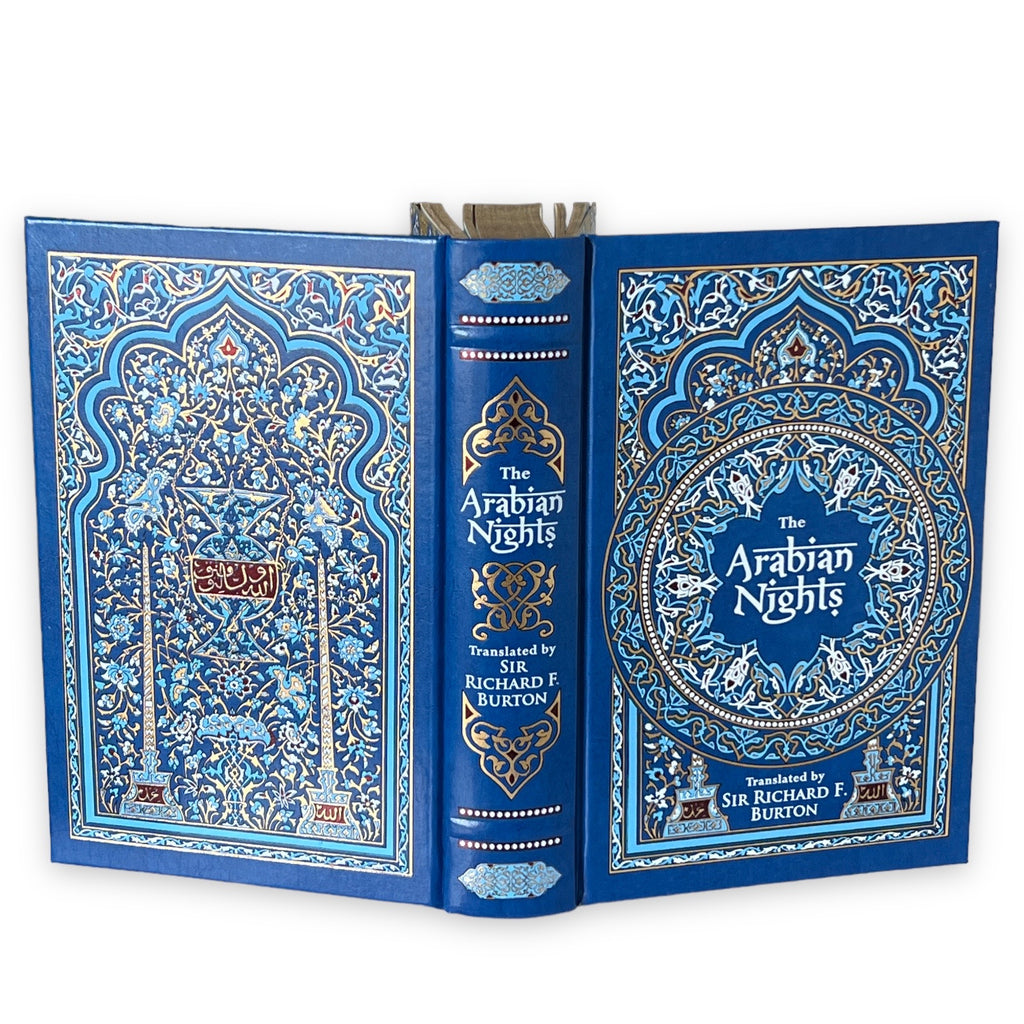 The Arabian Nights translated by Richard Burton - Collectible Leather Bound Hardcover