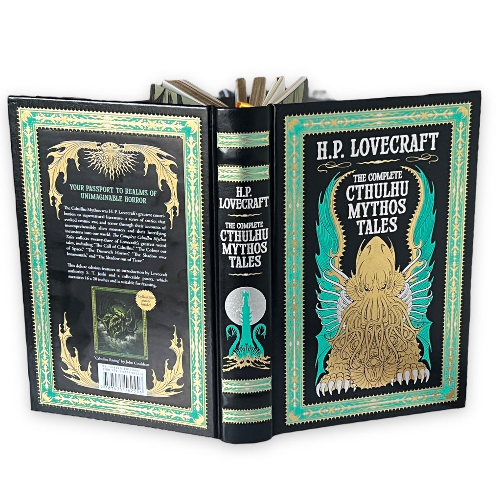 The Complete Cthulhu Mythos Tales by H. P. Lovecraft - Collectible Leather Bound Hardcover