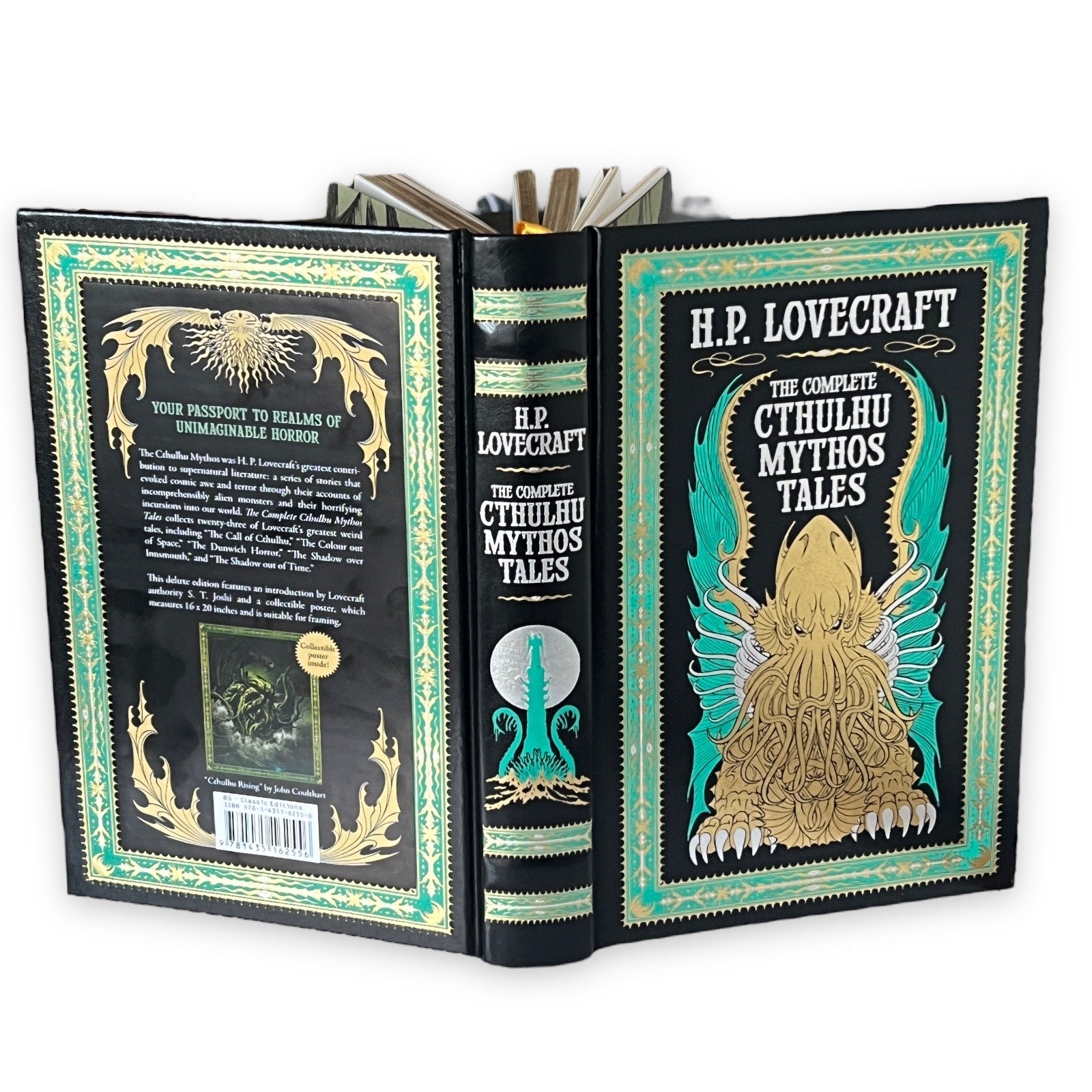 The Complete Cthulhu Mythos Tales by H. P. Lovecraft - Collectible Leather Bound Hardcover