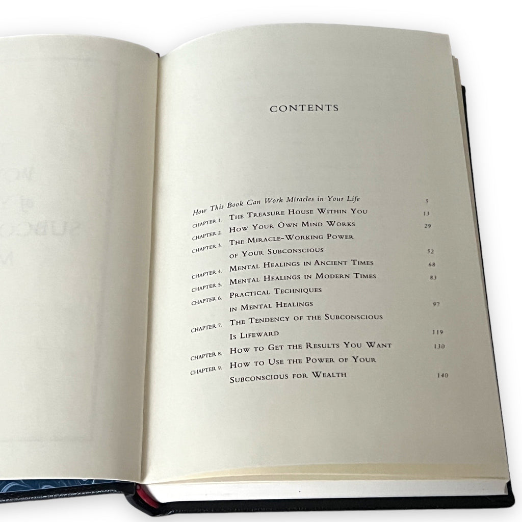 The Power of Your Subconscious Mind by Joseph Murphy - Collectible Deluxe Special Edition - Leather Bound Hardcover
