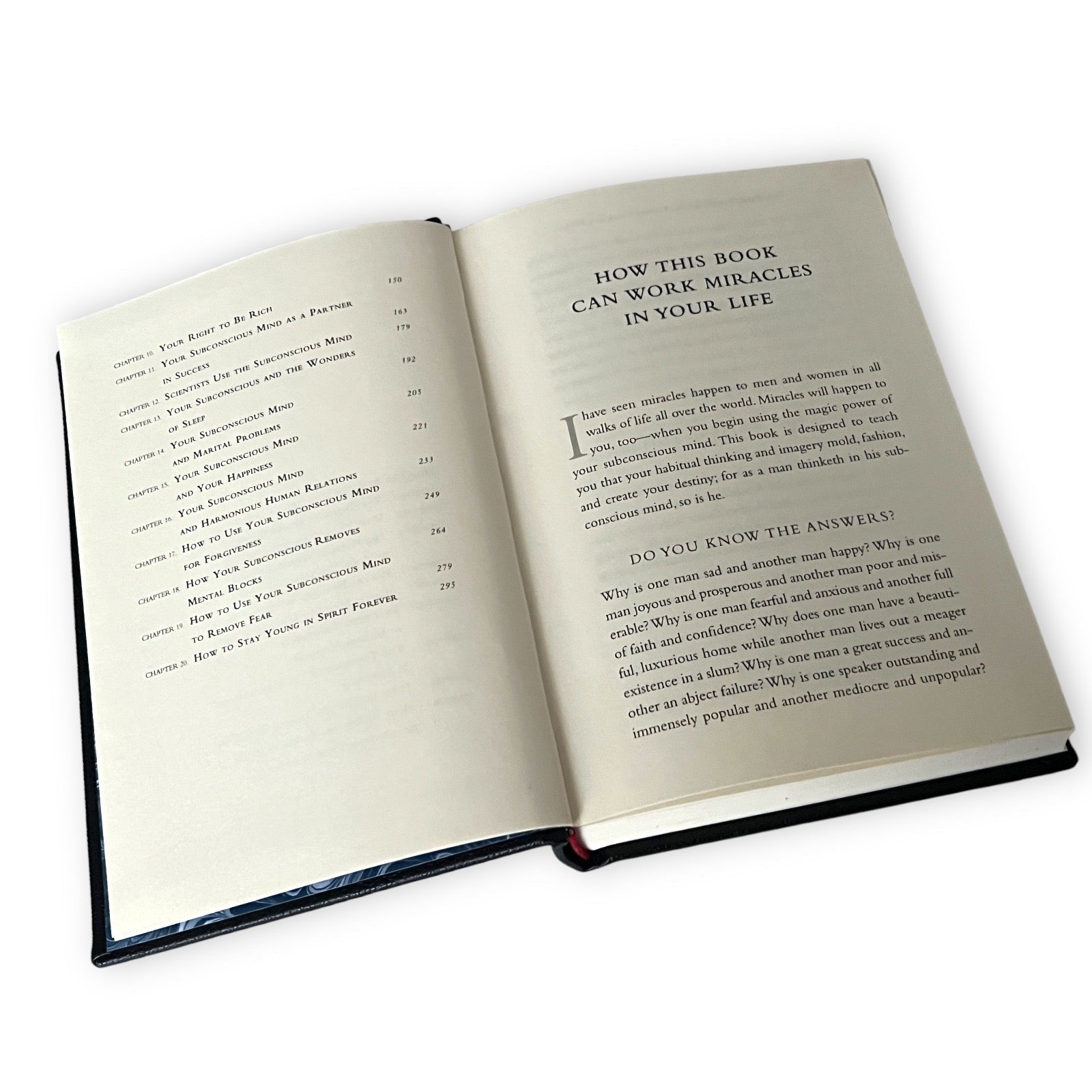 The Power of Your Subconscious Mind by Joseph Murphy - Collectible Deluxe Special Edition - Leather Bound Hardcover