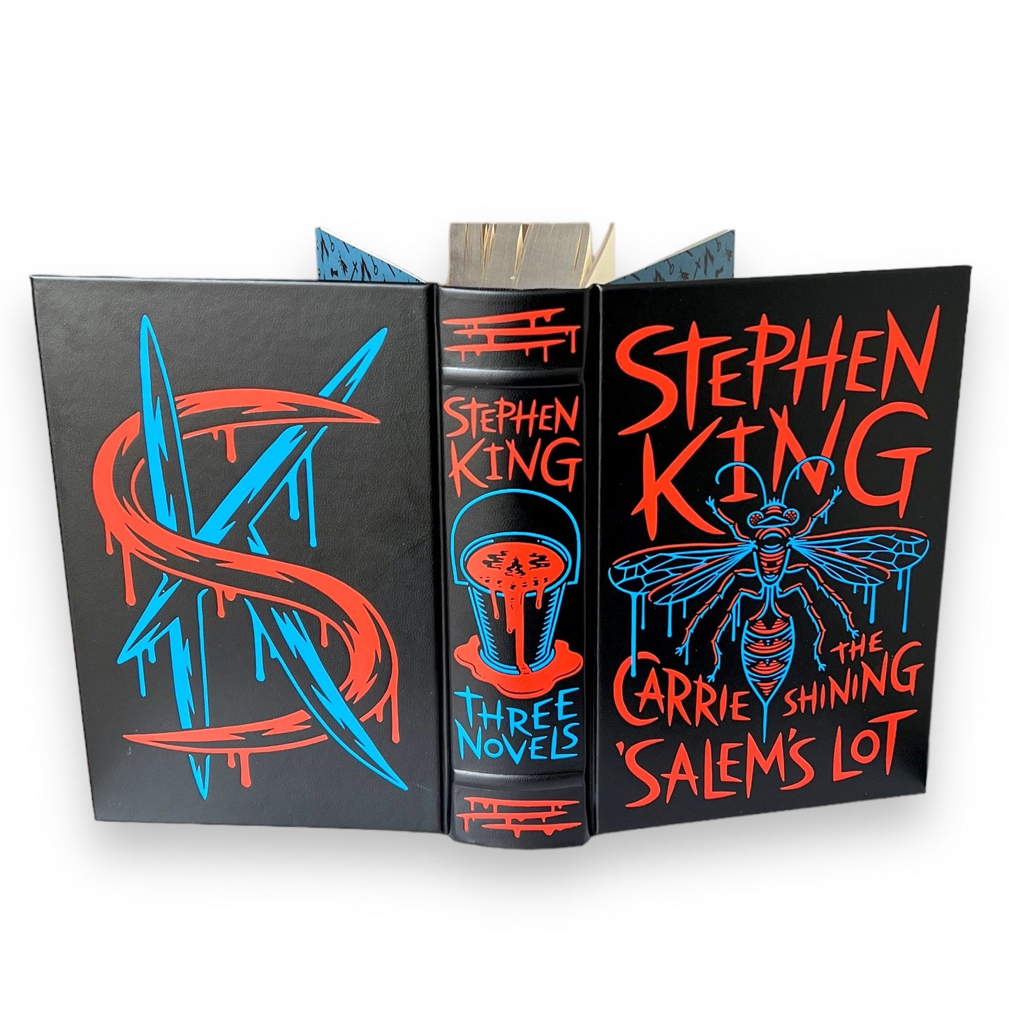 STEPHEN KING 3 novels: Carrie, The Shining, Salem's Lot - Collectible Deluxe Gift Edition - Hardcover - Best Selling - Classic Book