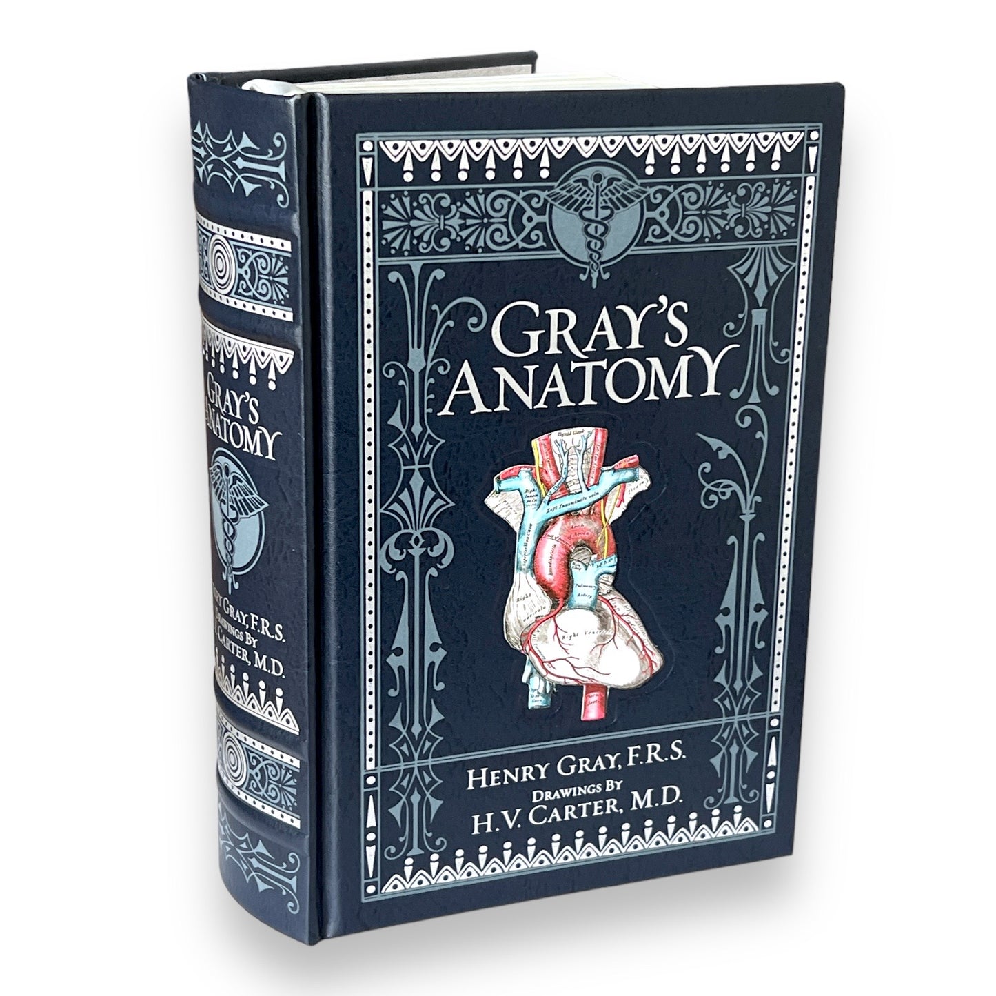 GRAY'S ANATOMY Henry Gray - Collectible Deluxe Special Gift Edition - ILLUSTRATED Leather Bound Hardcover Best Seller - Classic Book