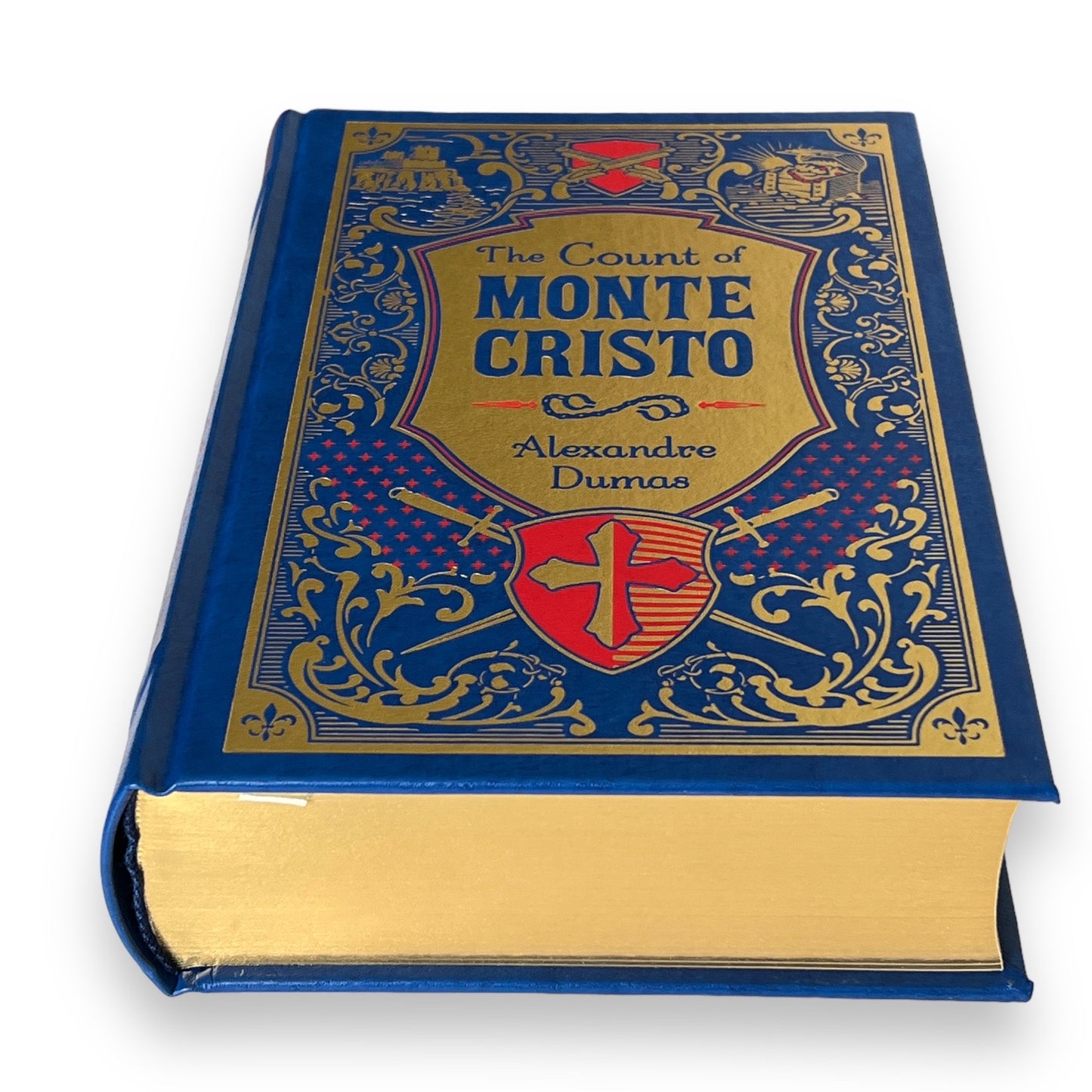 The COUNT Of MONTE CRISTO by Alexandre Dumas - Collectible Deluxe Special Gift Edition - Leather Bound Hardcover - Classic Book