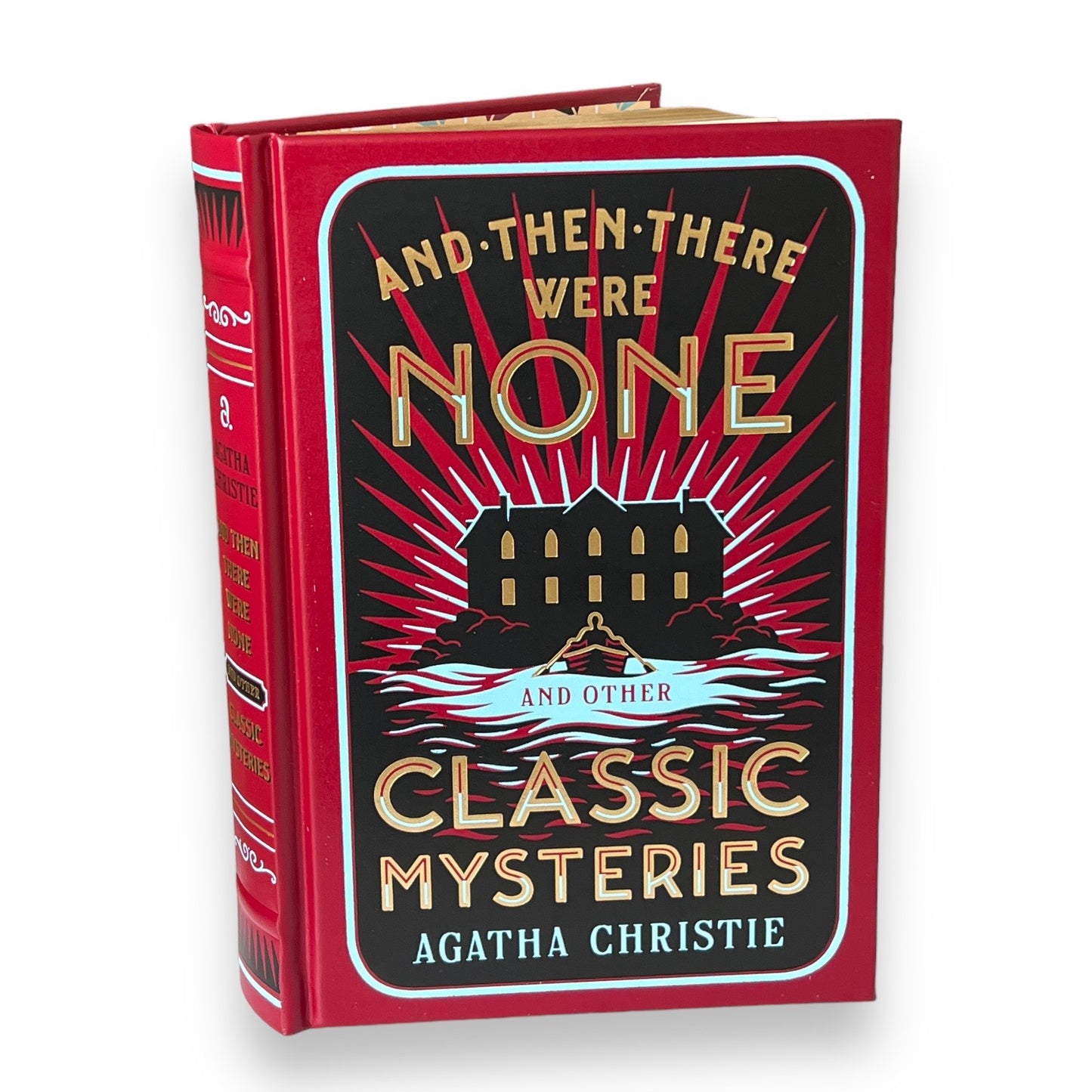 Agatha Christie - And Then There Were None - CLASSIC MYSTERIES - Collectible Deluxe Special Gift Edition - Leather Bound Hardcover Classic Book