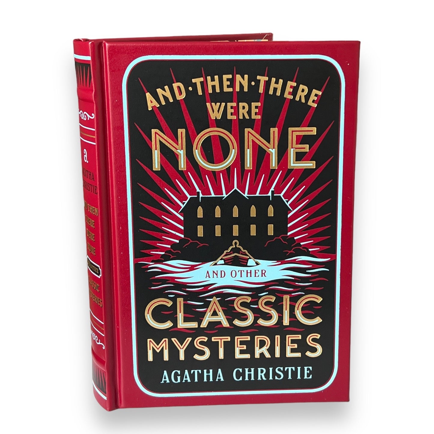 Agatha Christie - And Then There Were None - CLASSIC MYSTERIES - Collectible Deluxe Special Gift Edition - Leather Bound Hardcover Classic Book