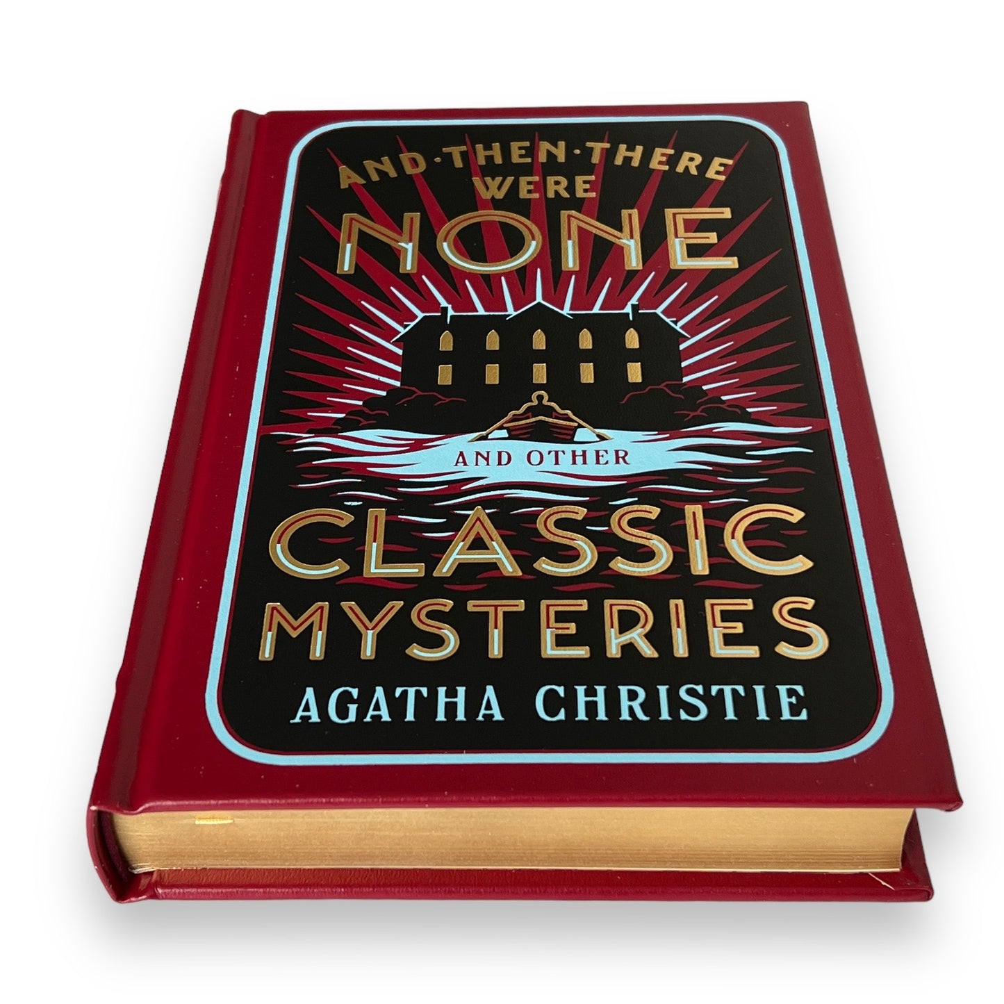 Agatha Christie - And Then There Were None - CLASSIC MYSTERIES - Collectible Deluxe Special Gift Edition - Leather Bound Hardcover Classic Book