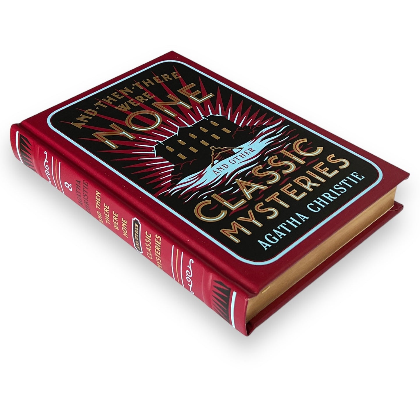 Agatha Christie - And Then There Were None - CLASSIC MYSTERIES - Collectible Deluxe Special Gift Edition - Leather Bound Hardcover Classic Book