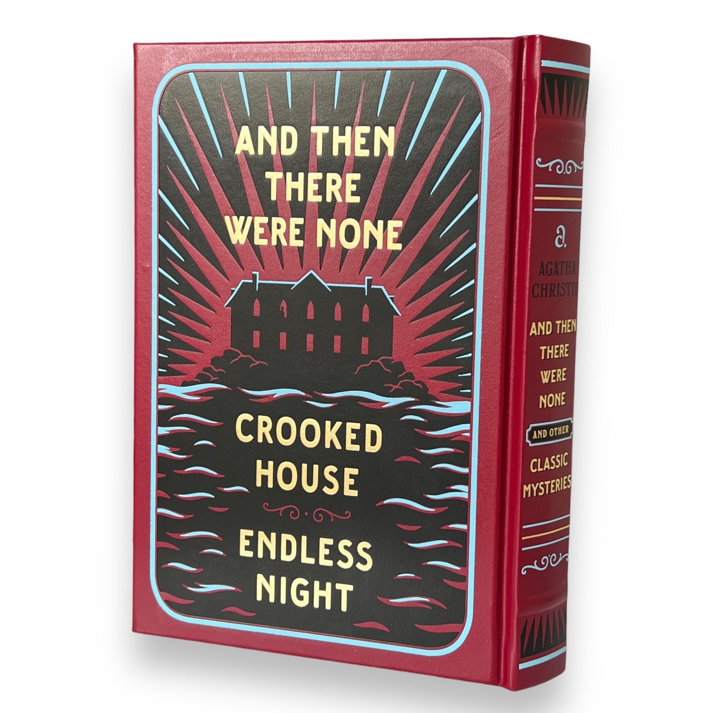 Agatha Christie - And Then There Were None - CLASSIC MYSTERIES - Collectible Deluxe Special Gift Edition - Leather Bound Hardcover Classic Book