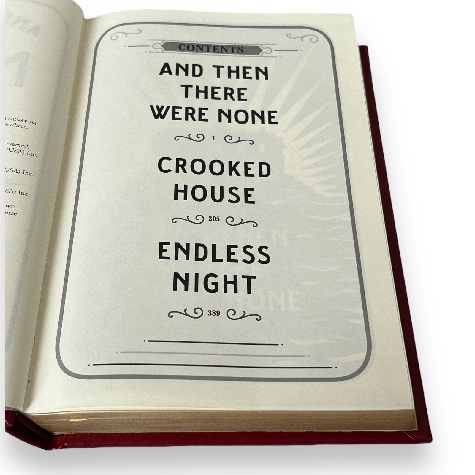 Agatha Christie - And Then There Were None & Others - Collectible Leather Bound Hardcover
