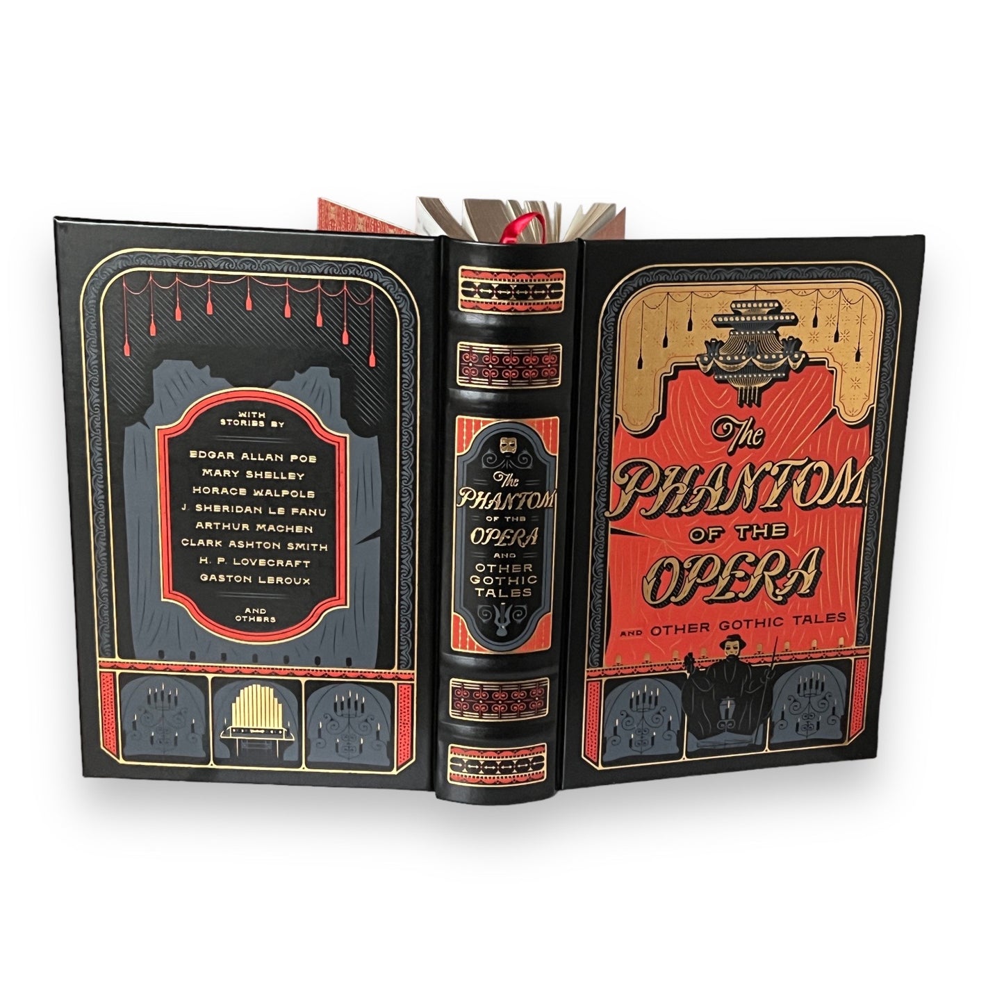 The Phantom of the Opera and Other Gothic Tales - Collectible Deluxe Special Gift Edition - Leather Bound Hardcover - Classic Book