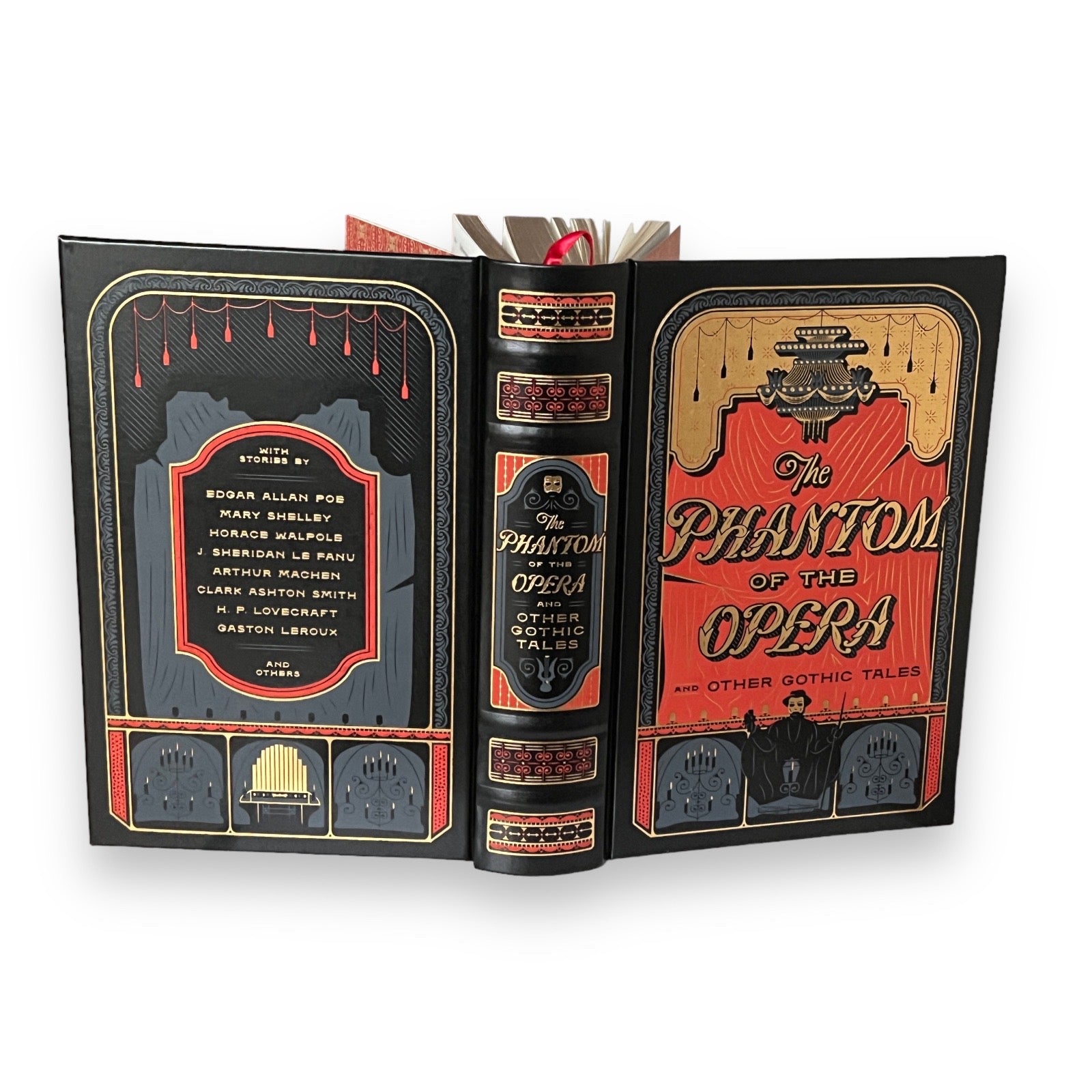 The Phantom of the Opera and Other Gothic Tales - Collectible Leather Bound Hardcover