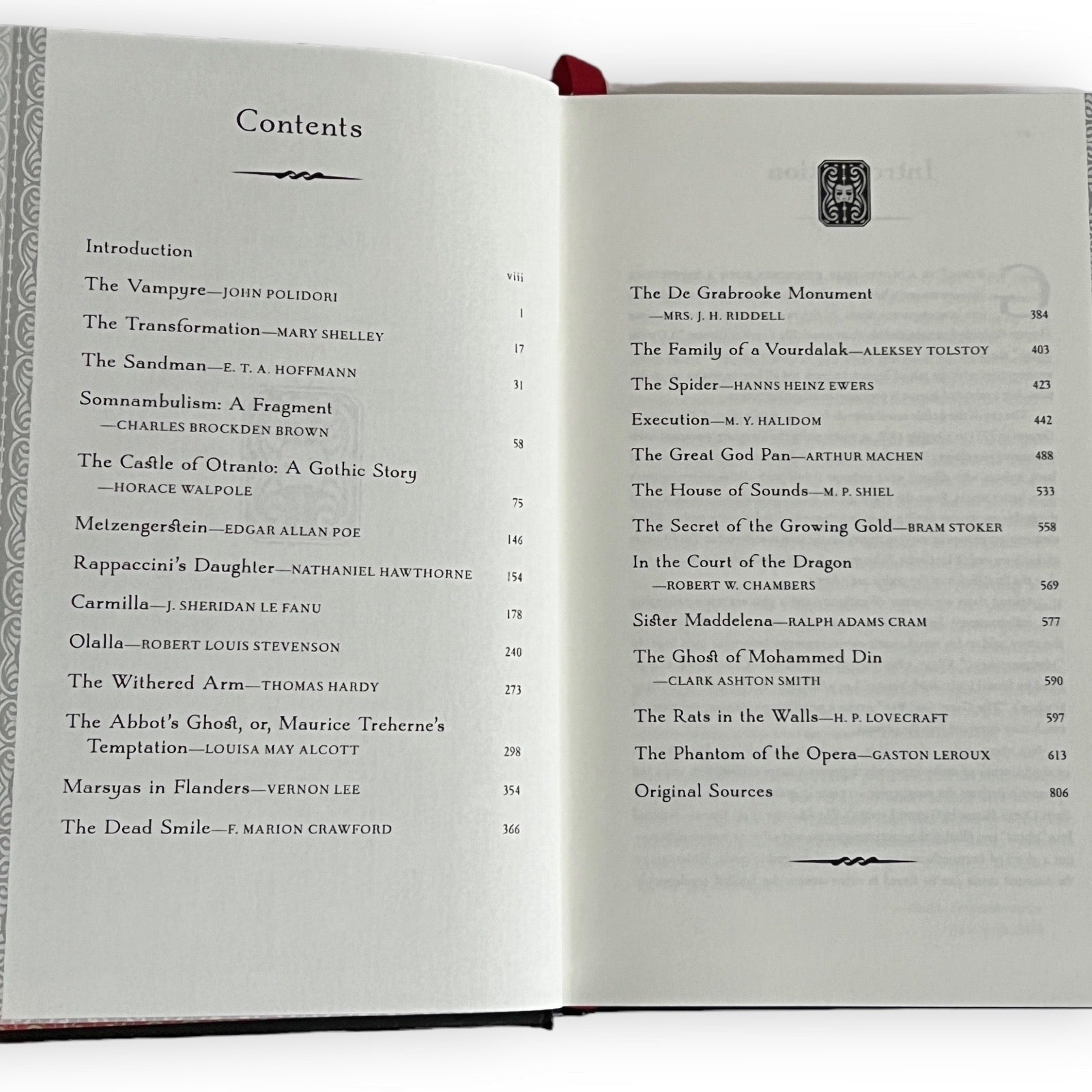 The Phantom of the Opera and Other Gothic Tales - Collectible Leather Bound Hardcover