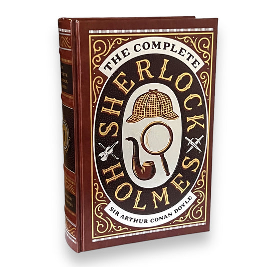 Complete Sherlock Holmes by Arthur Conan Doyle - Collectible Deluxe Edition - Leather Bound Hardcover - Best Seller - Classic Book