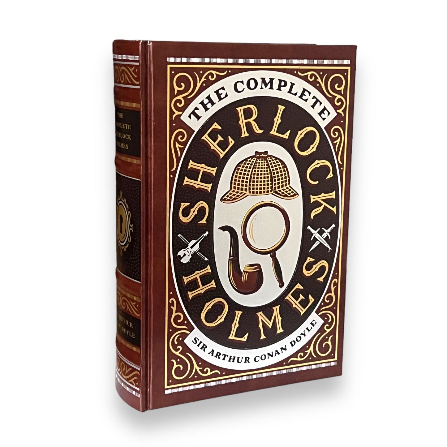 Complete Sherlock Holmes by Arthur Conan Doyle - Collectible Deluxe Edition - Leather Bound Hardcover - Best Seller - Classic Book