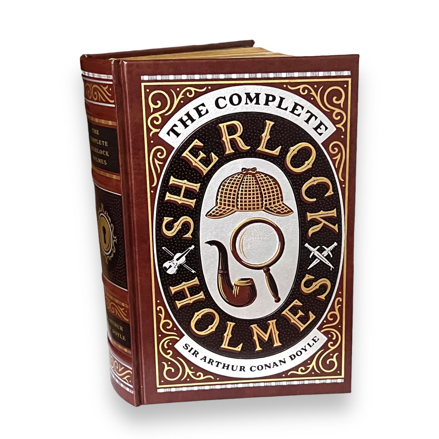 Complete Sherlock Holmes by Arthur Conan Doyle - Collectible Deluxe Edition - Leather Bound Hardcover - Best Seller - Classic Book