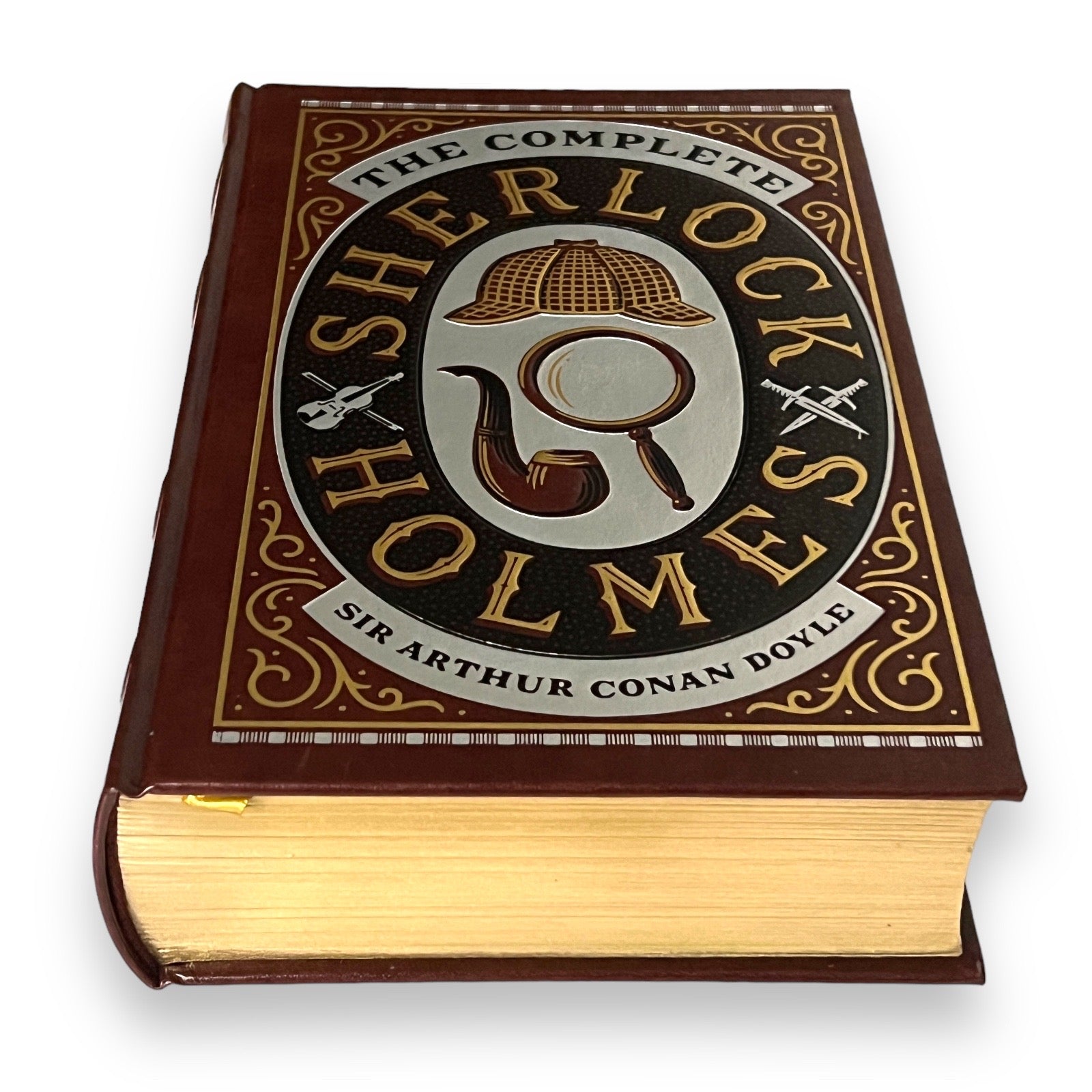Complete Sherlock Holmes by Arthur Conan Doyle - Collectible Leather Bound Hardcover