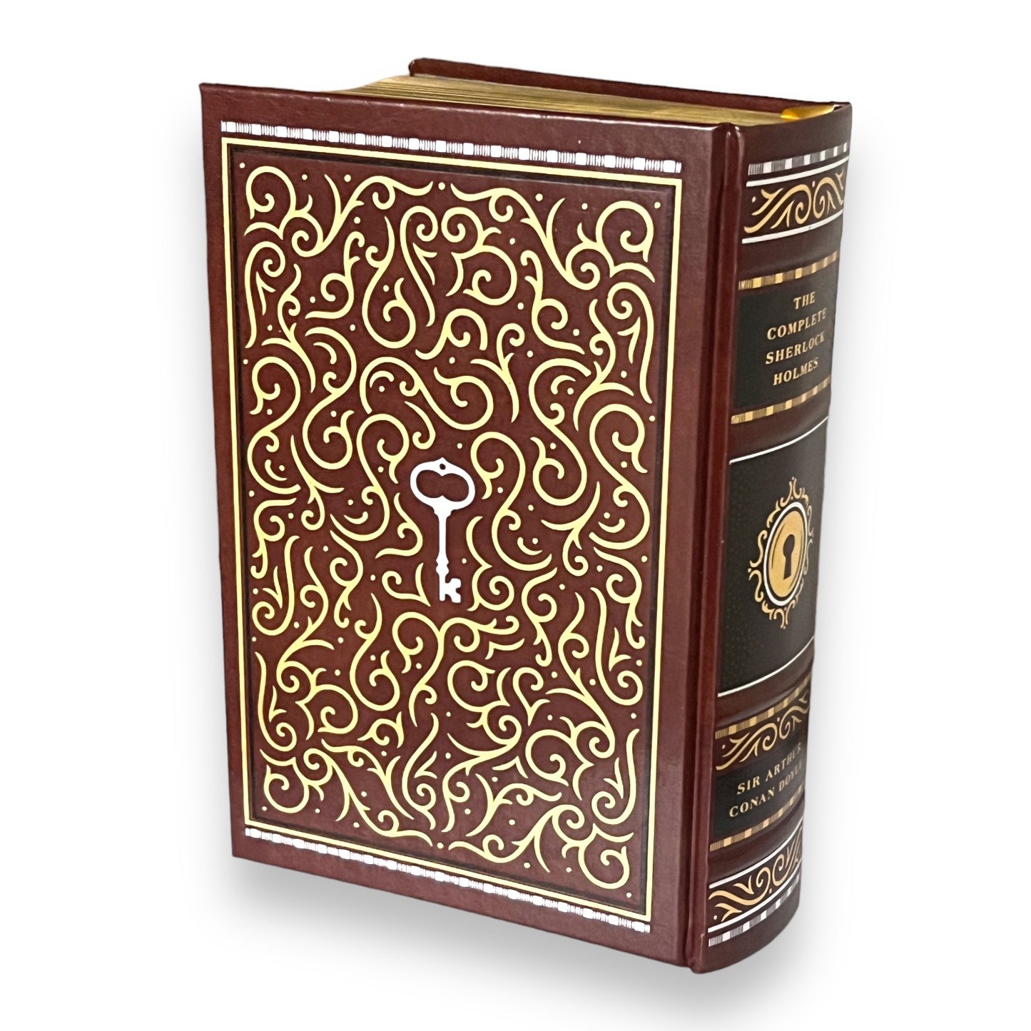 Complete Sherlock Holmes by Arthur Conan Doyle - Collectible Deluxe Edition - Leather Bound Hardcover - Best Seller - Classic Book