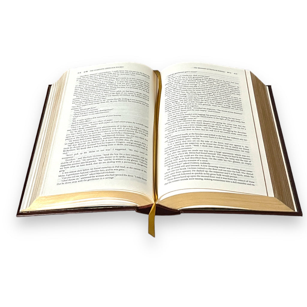 Complete Sherlock Holmes by Arthur Conan Doyle - Collectible Leather Bound Hardcover