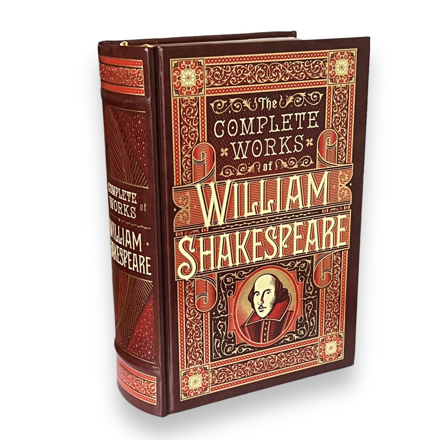 Complete Works OF WILLIAM SHAKESPEARE: Romeo Juliet, Hamlet, King Lear - Collectible Deluxe Edition -Leather Bound Hardcover Classic Book