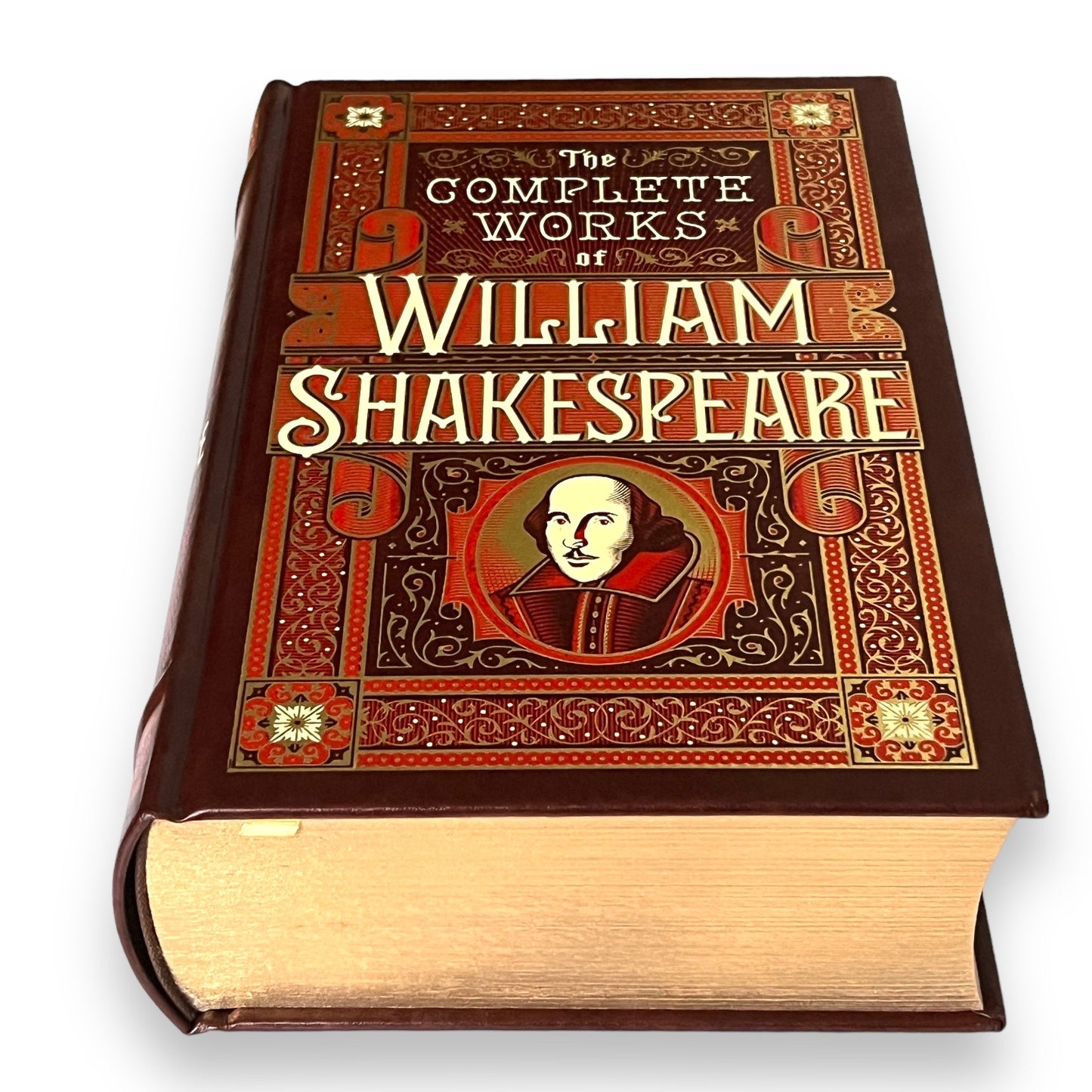 Complete Works OF WILLIAM SHAKESPEARE: Romeo Juliet, Hamlet, King Lear - Collectible Deluxe Edition -Leather Bound Hardcover Classic Book