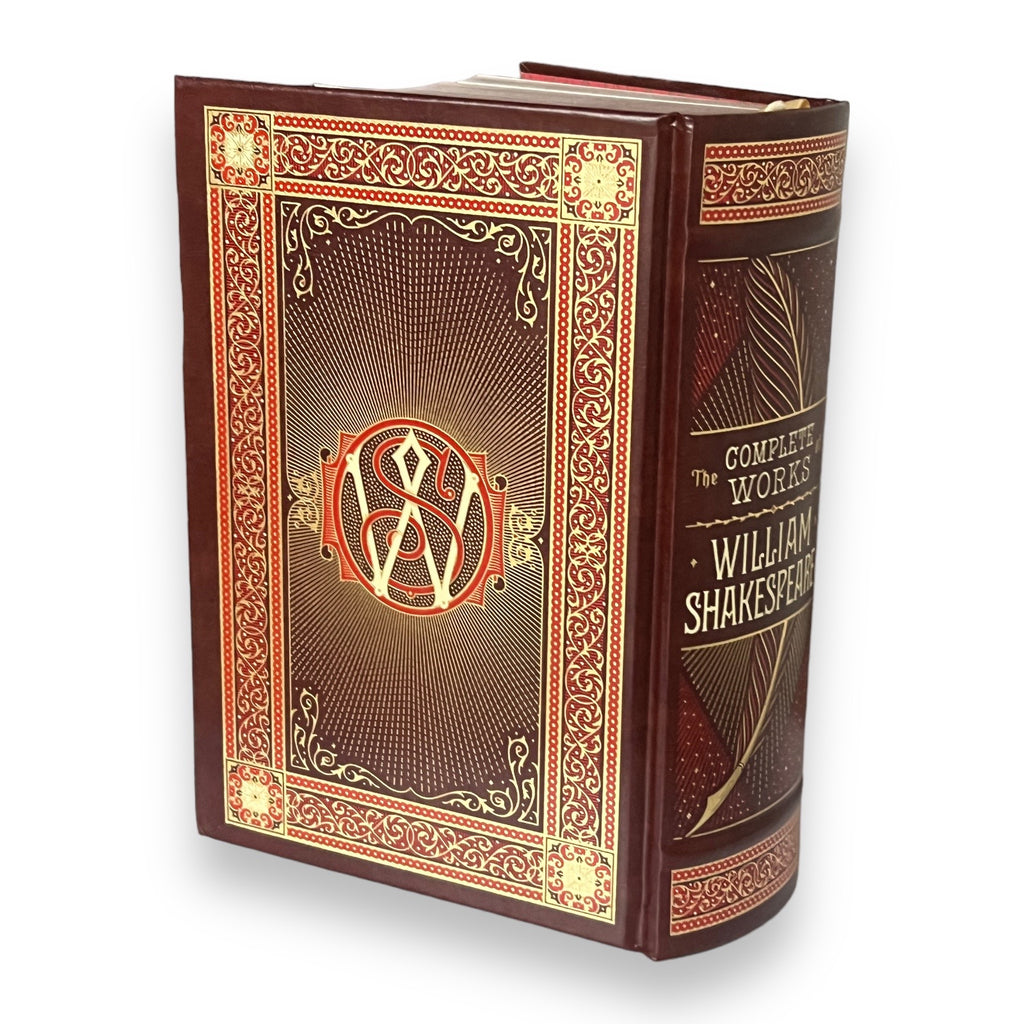 The Complete Works of William Shakespeare: Romeo Juliet, Hamlet, King Lear & Other - Collectible Leather Bound Hardcover
