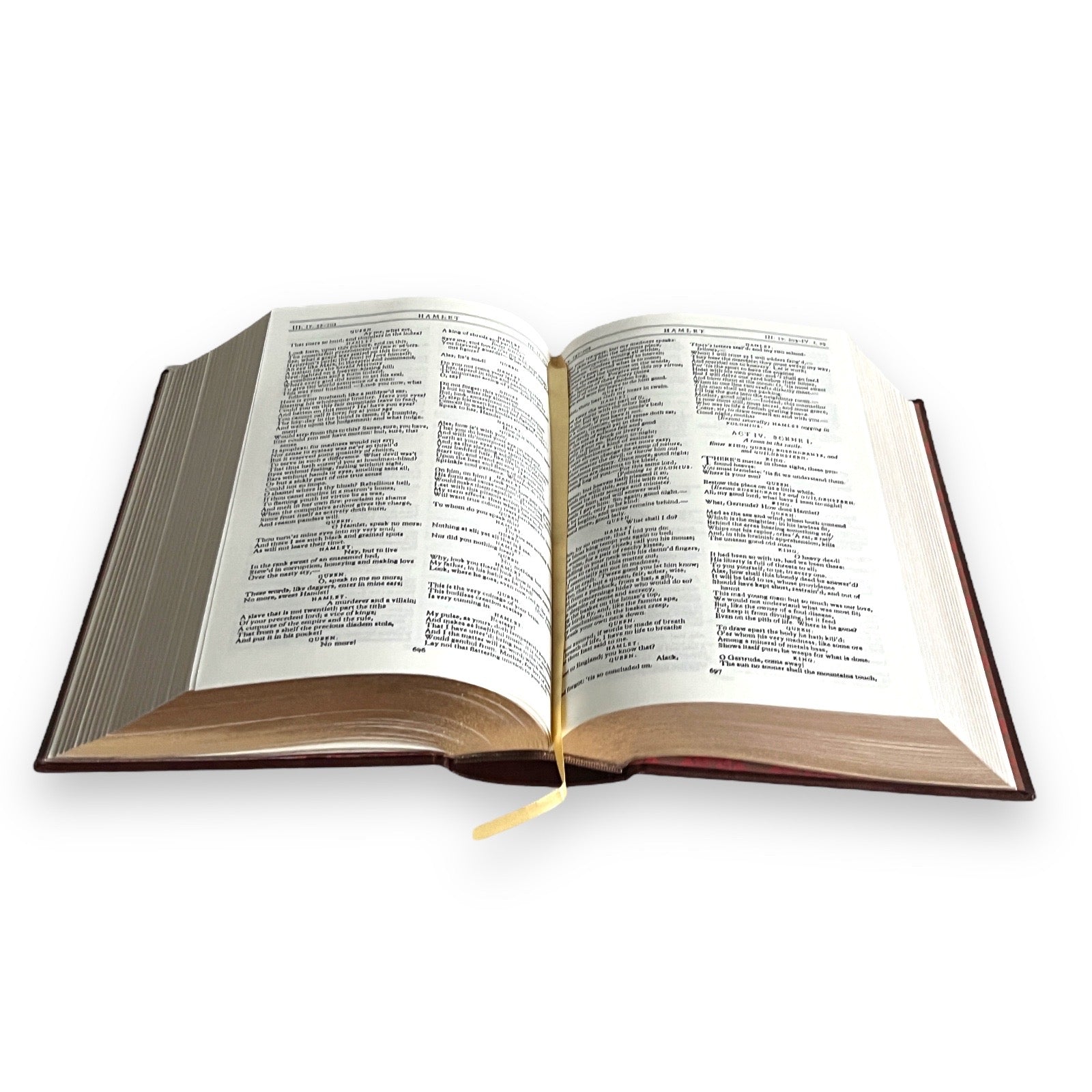 The Complete Works of William Shakespeare: Romeo Juliet, Hamlet, King Lear & Other - Collectible Leather Bound Hardcover