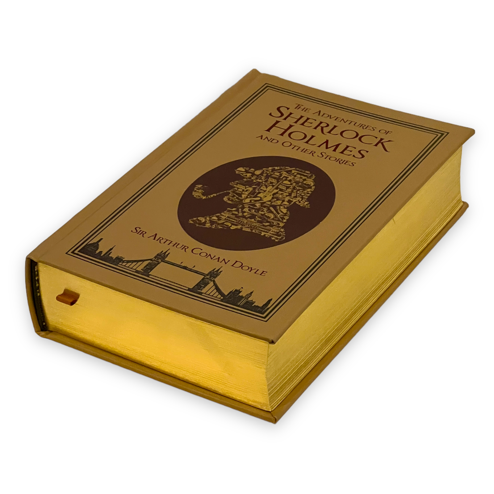 The Adventures of Sherlock Holmes and Other Stories by Conan Doyle - Collectible Leather Bound Hardcover