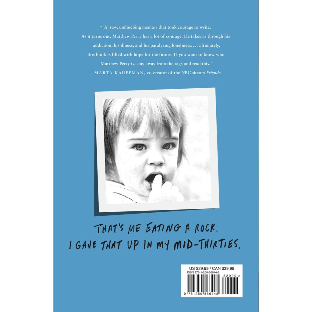 Friends, Lovers, and the Big Terrible Thing by Matthew Perry - Memoir- Hardcover Illustrated - Best Seller