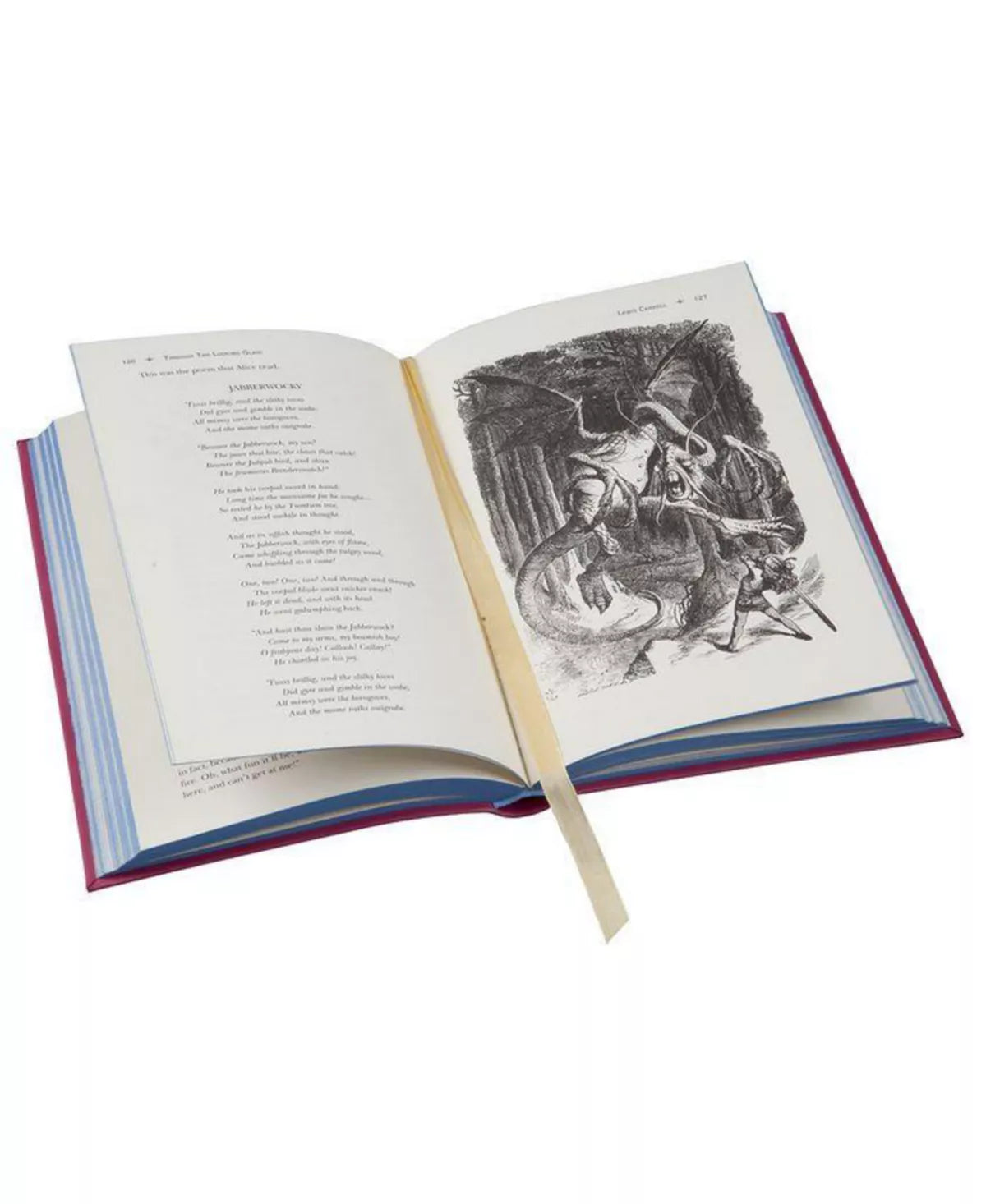 Alice's Adventures in Wonderland and Through the Looking-Glass by Lewis Carroll - Illustrated Collectible Flexi Bound Faux Leather Cover