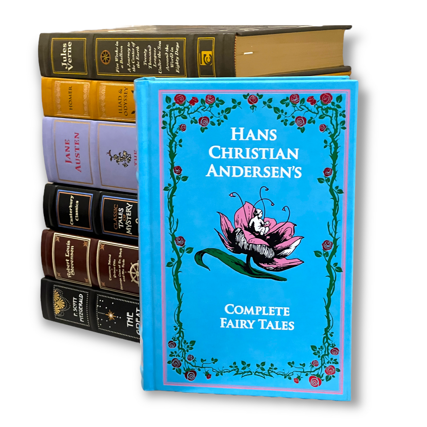 HANS CHRISTIAN ANDERSEN'S Complete Fairy Tales - Collectible Deluxe Edition - Leather Bound Hardcover - Best Seller - Classic Book