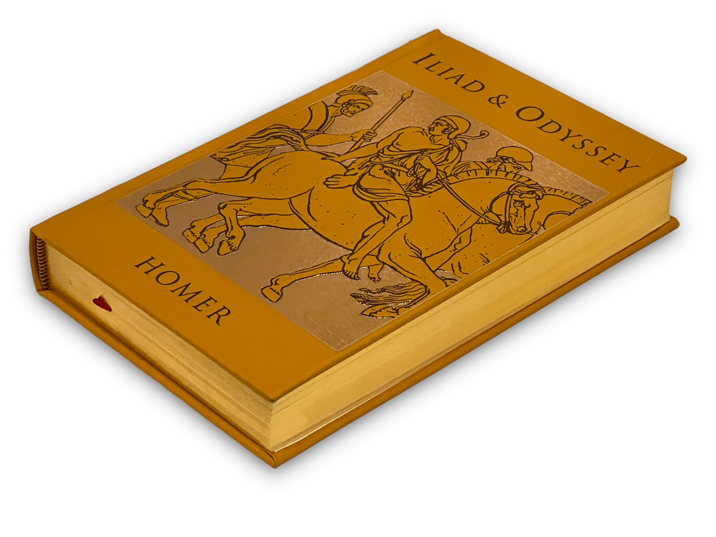 ILIAD and ODYSSEY by HOMER translated by Samuel Butler - Collectible Deluxe Edition - Leather Bound Hardcover - Best Seller - Classic Book