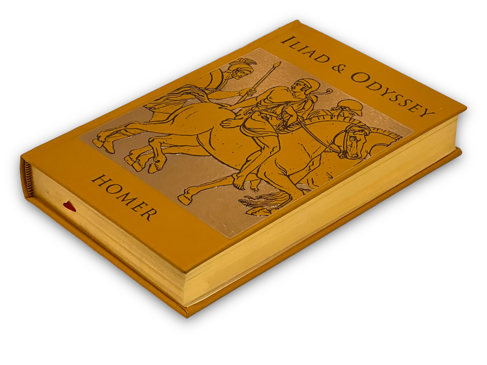 Iliad & Odyssey by Homer translated by Samuel Butler - Collectible Leather Bound Hardcover