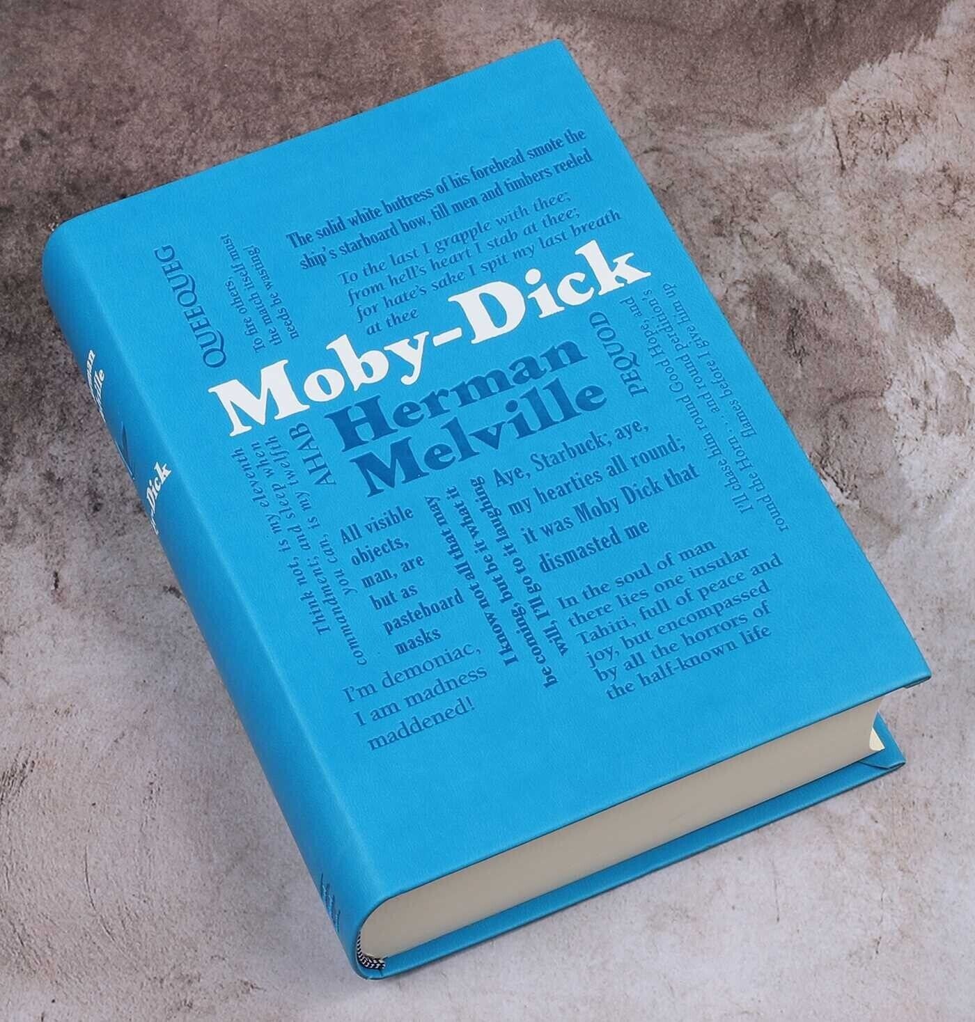 Moby Dick by Herman Melville - Collectible Deluxe Special Gift Edition - Soft Leather Feel Cover - Best Seller - Classic Book