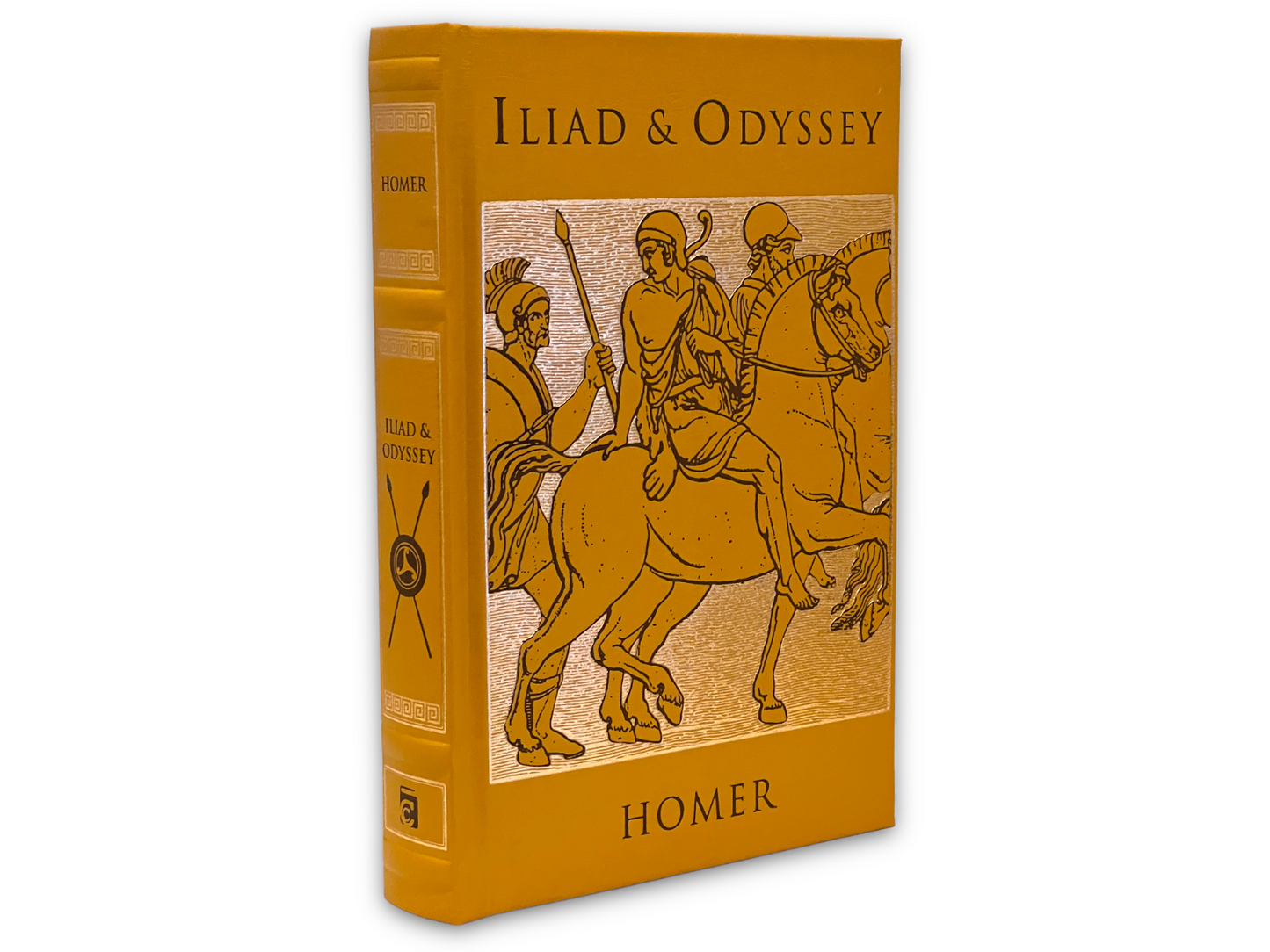 ILIAD and ODYSSEY by HOMER translated by Samuel Butler - Collectible Deluxe Edition - Leather Bound Hardcover - Best Seller - Classic Book