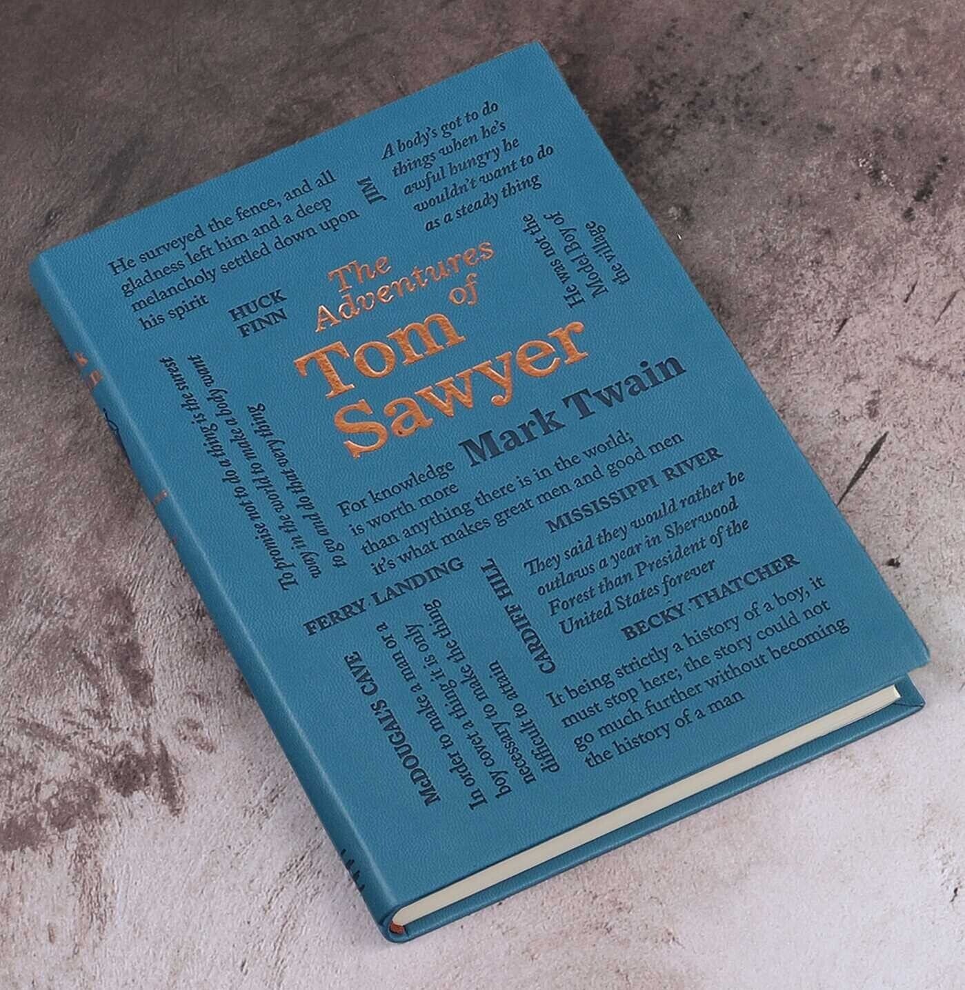 The Adventures of Tom Sawyer by Mark Twain - Collectible Deluxe Special Gift Edition - Soft Leather Feel Cover - Best Seller - Classic Book