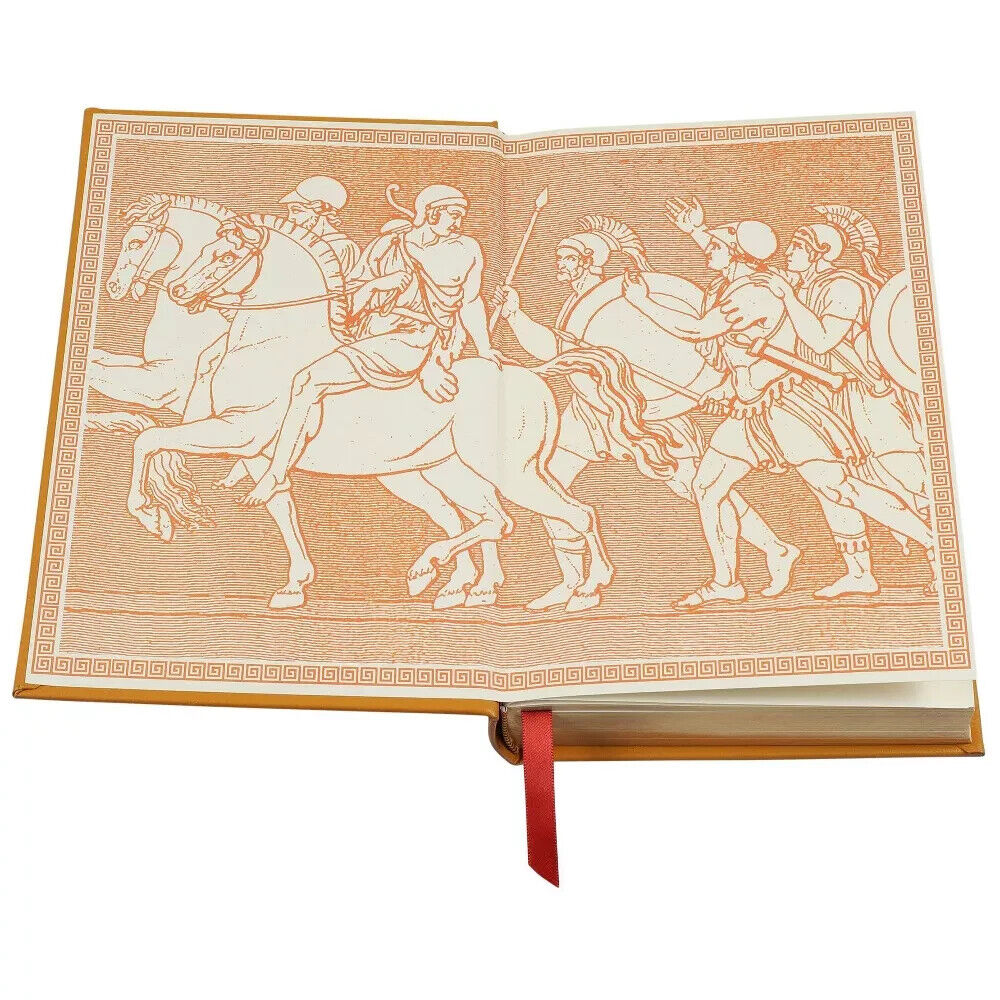 Iliad & Odyssey by Homer translated by Samuel Butler - Collectible Leather Bound Hardcover