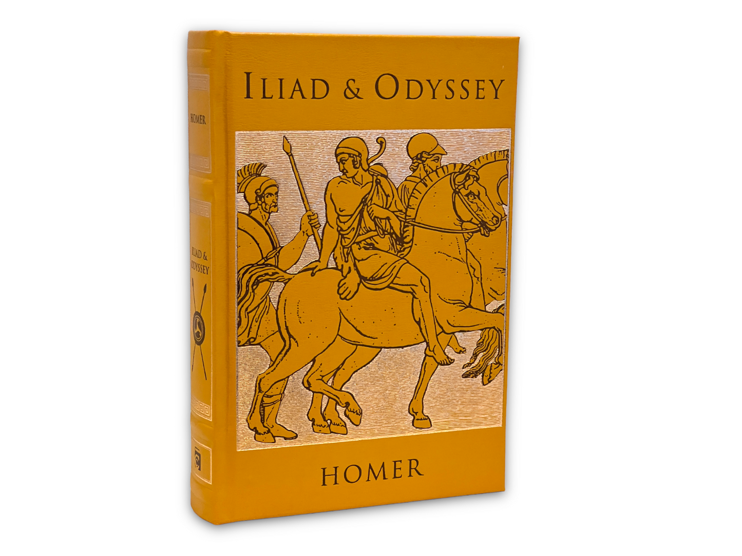 ILIAD and ODYSSEY by HOMER translated by Samuel Butler - Collectible Deluxe Edition - Leather Bound Hardcover - Best Seller - Classic Book