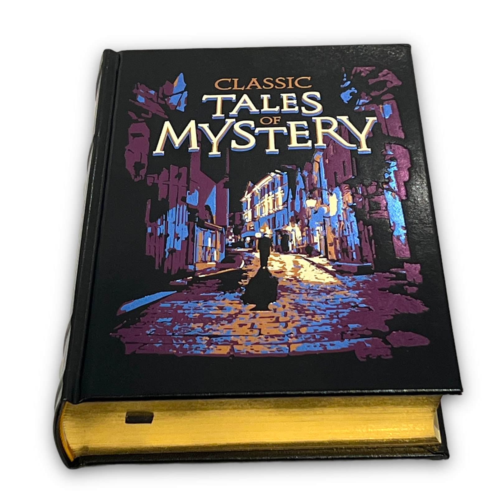 Classic Tales of Mystery: Agatha Christie, Jules Verne, Edgar Poe & more - Collectible Leather Bound Hardcover