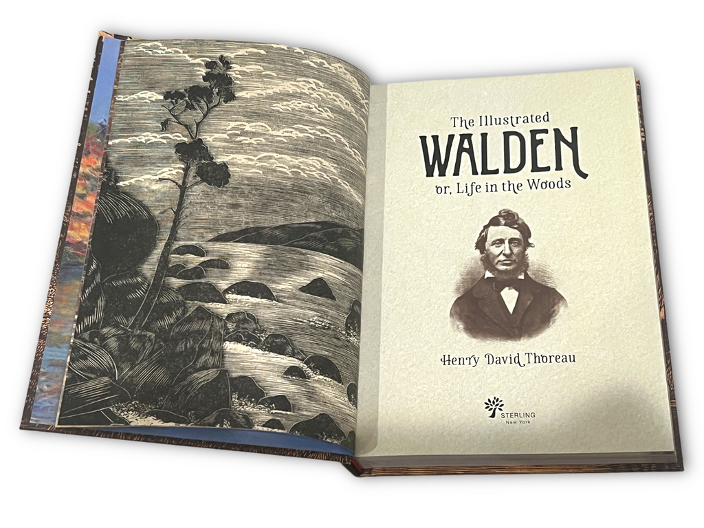 The Illustrated Walden: or, Life in the Woods by Henry David Thoreau - Full-Color Hardcover