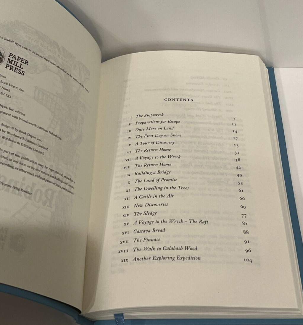 The SWISS FAMILY Robinson by Johann Rudolf Wyss - Collectible Special Gift Edition - Imitation Leather Cover - Best Seller - Classic Book